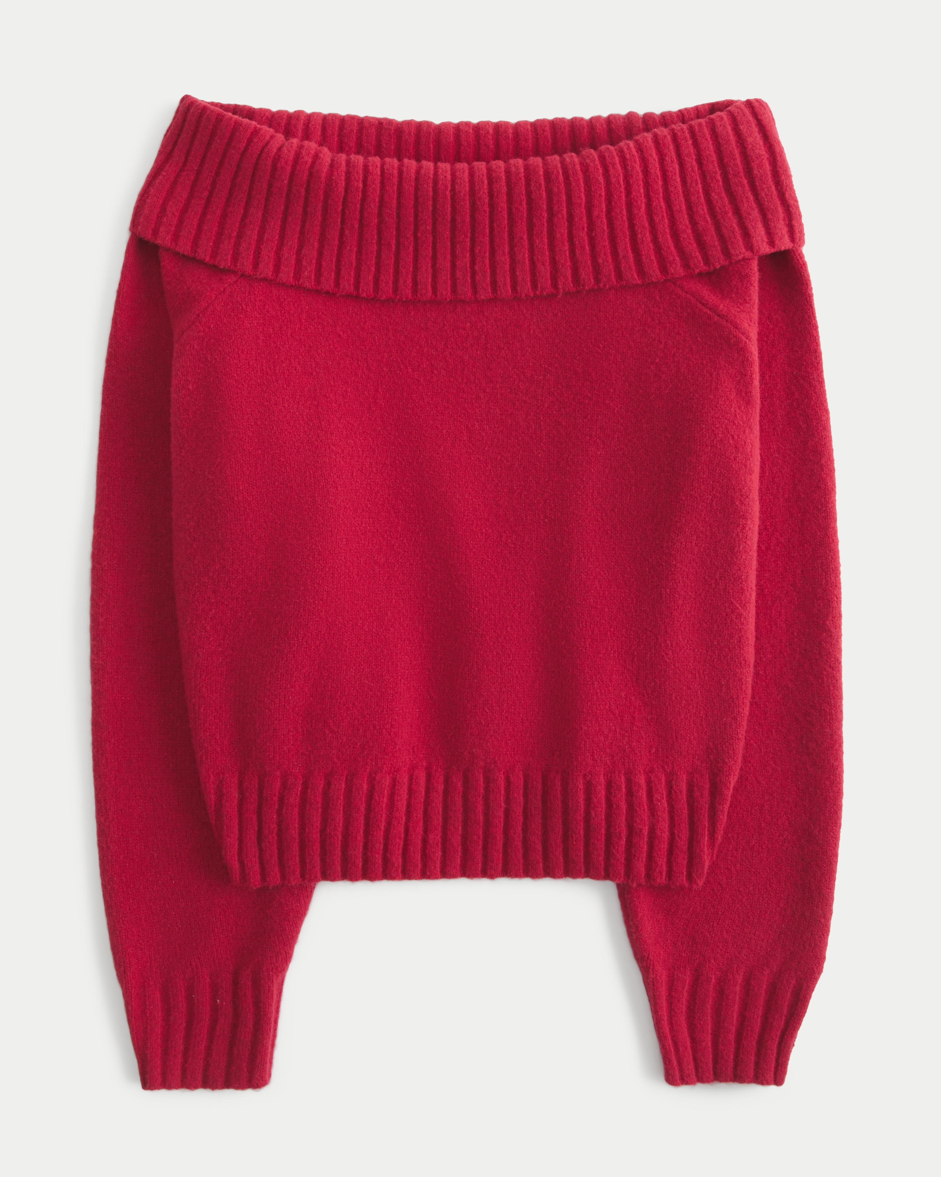 Hollister Comfy Cloud Off-the-Shoulder Sweater Product Image