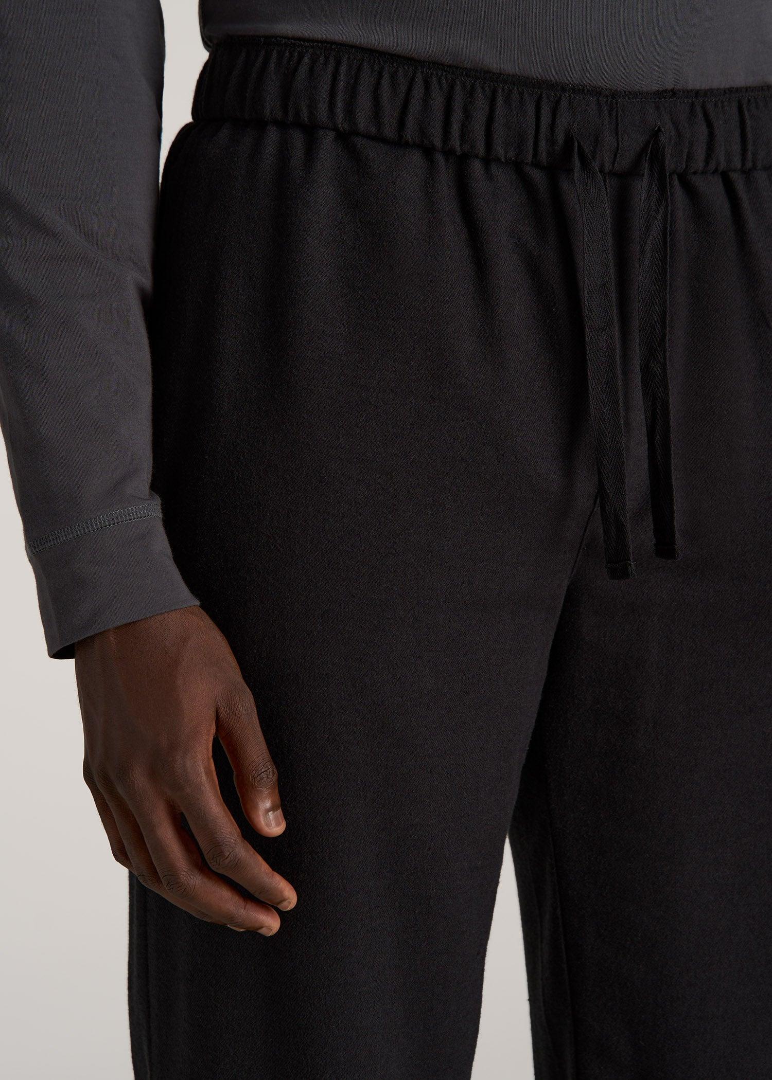 Pajama Pants for Tall Men in Charcoal Mix Product Image