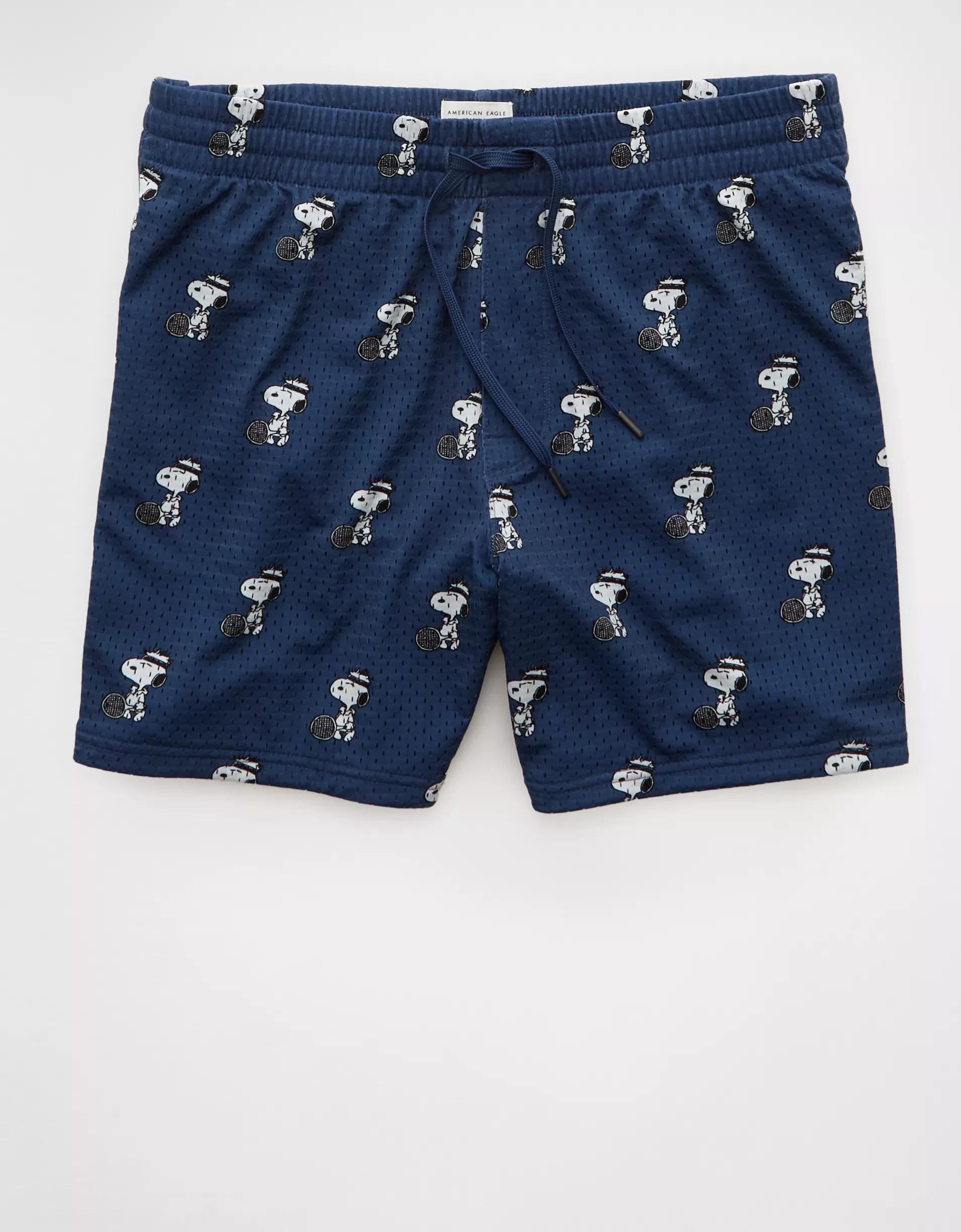 AE Sofa Surfin' 6" Snoopy Graphic Mesh Lounge Short Product Image