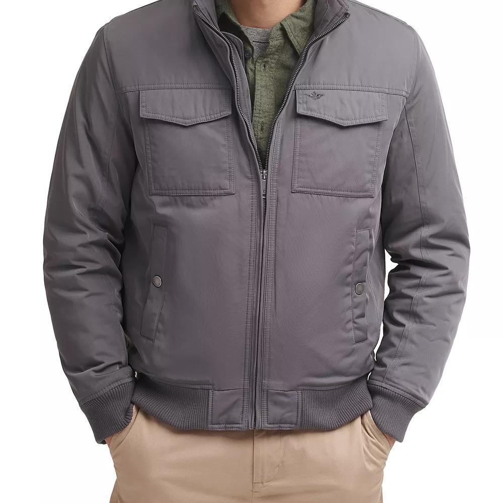 Men's Dockers® 2-Pocket Bomber Jacket, Size: XXL, Gray Product Image