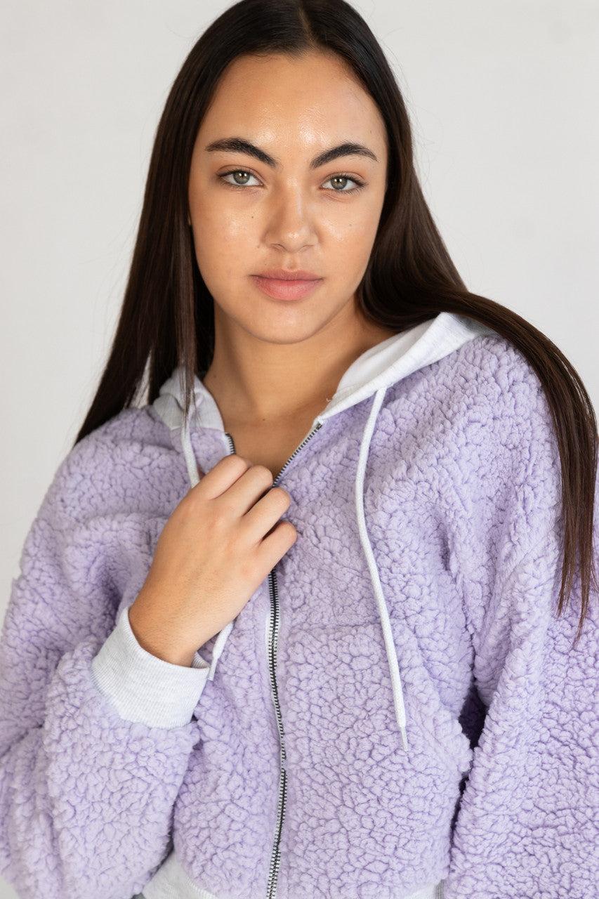 Sherpa Contrast Hoodie Product Image