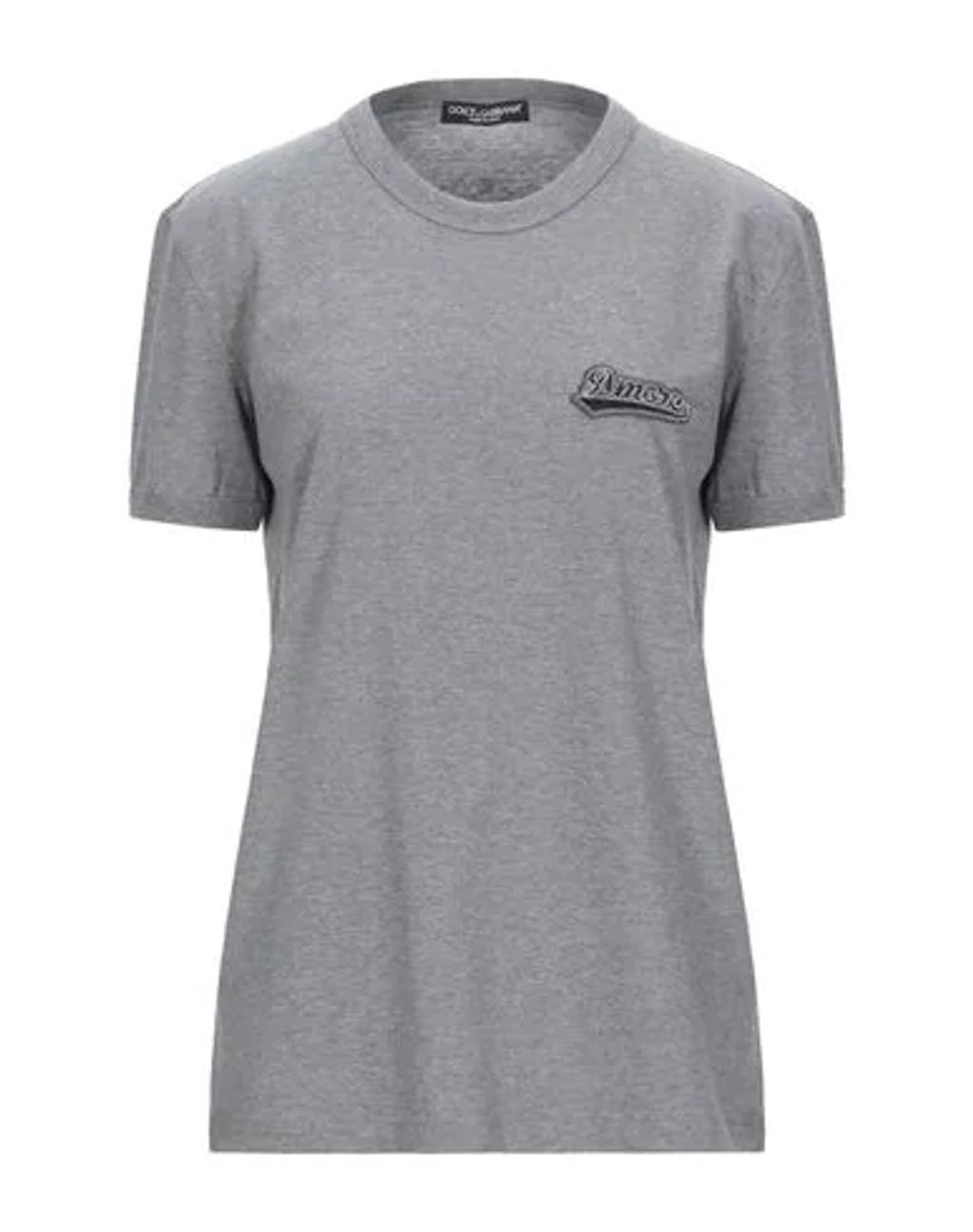 DOLCE & GABBANA T-shirts In Gray Product Image