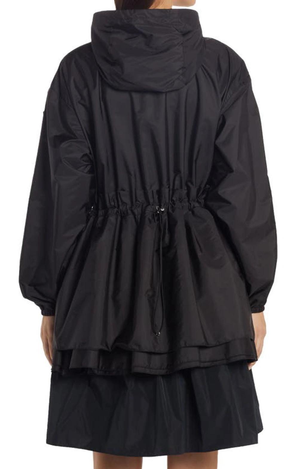 MONCLER Wete Hooded Drawcord Waist Jacket In Black Product Image