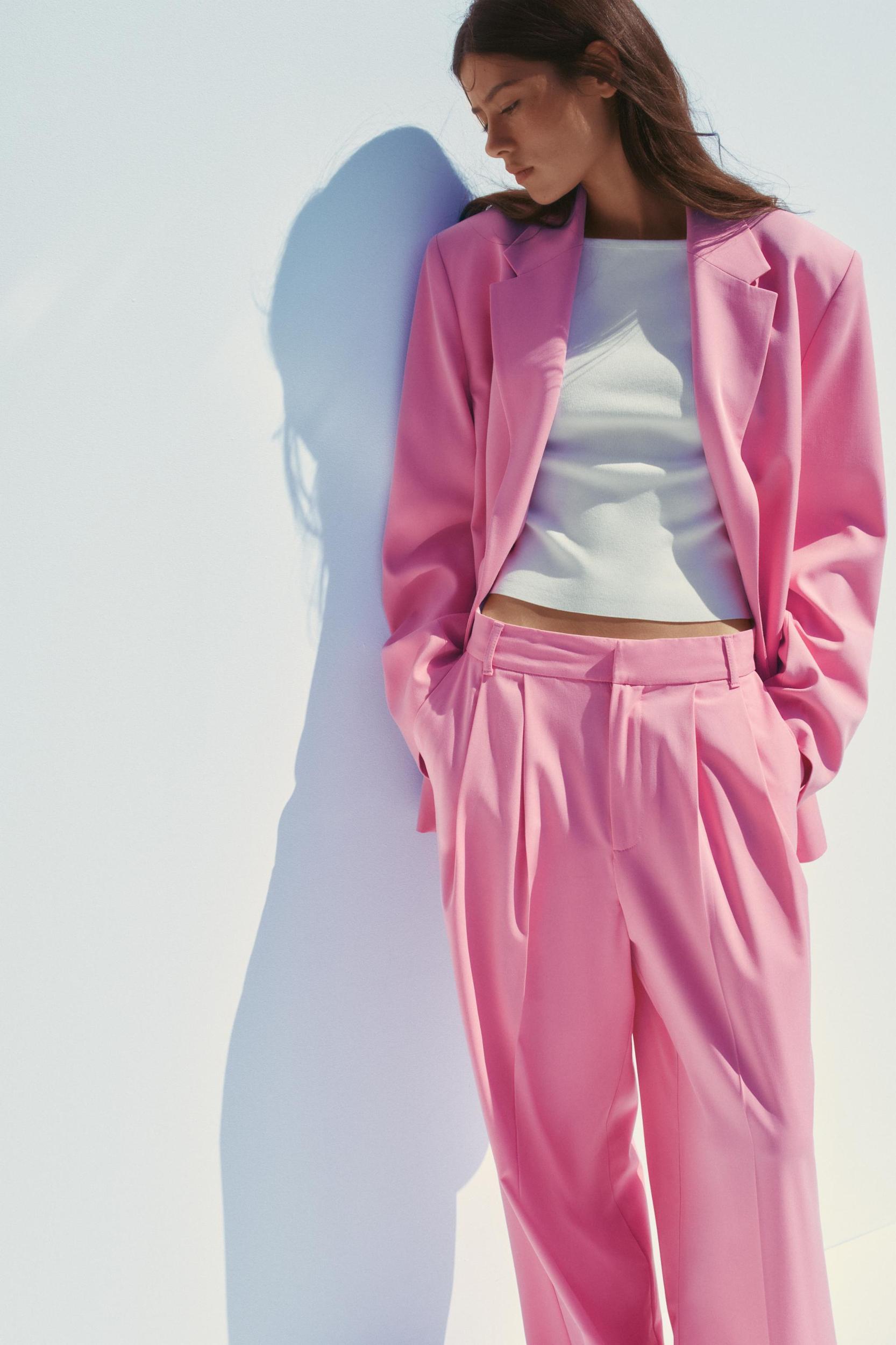 PLEATED SUIT PANTS Product Image