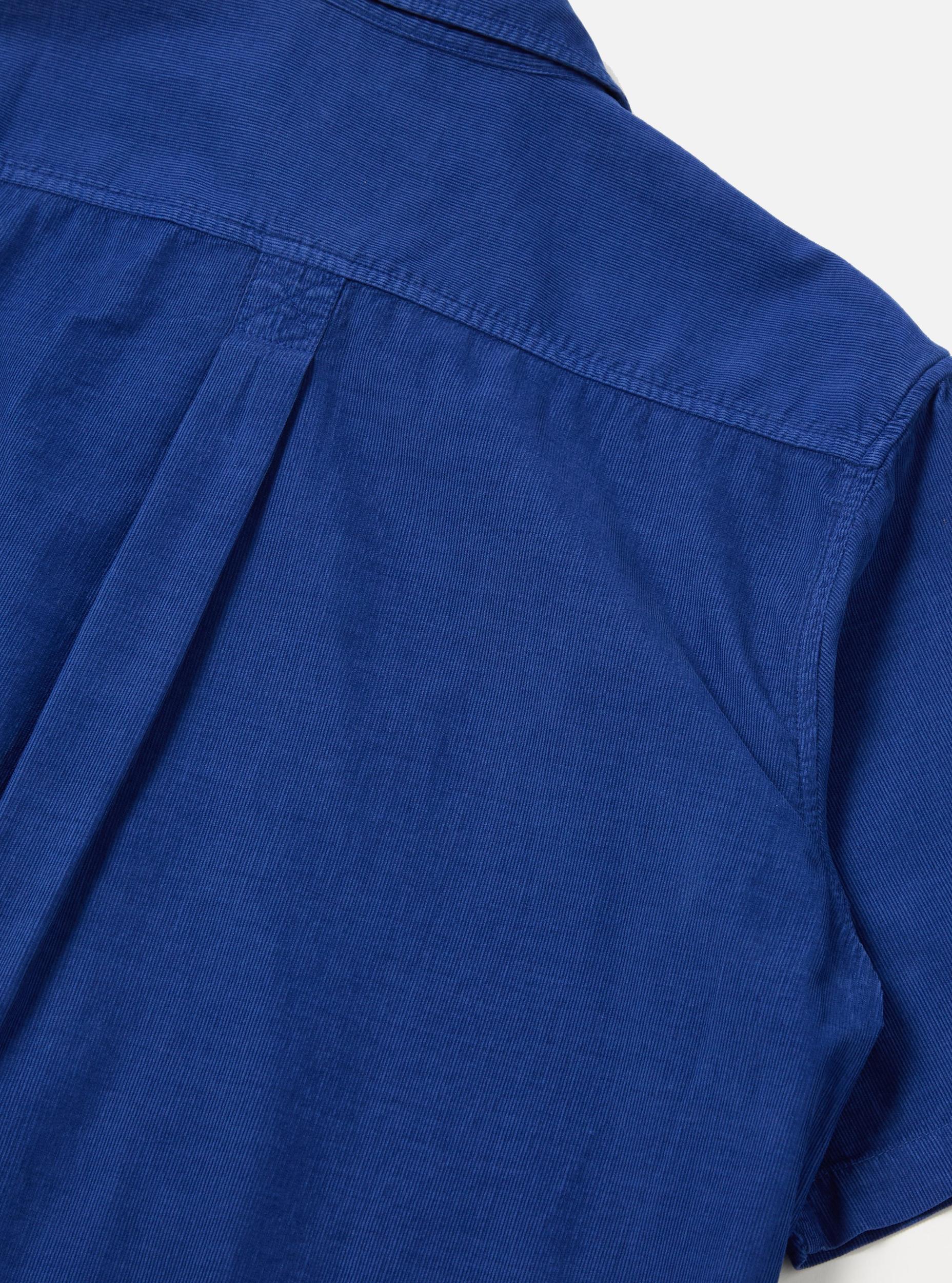 Universal Works Tech Overshirt in Work Blue Summer Cord Product Image