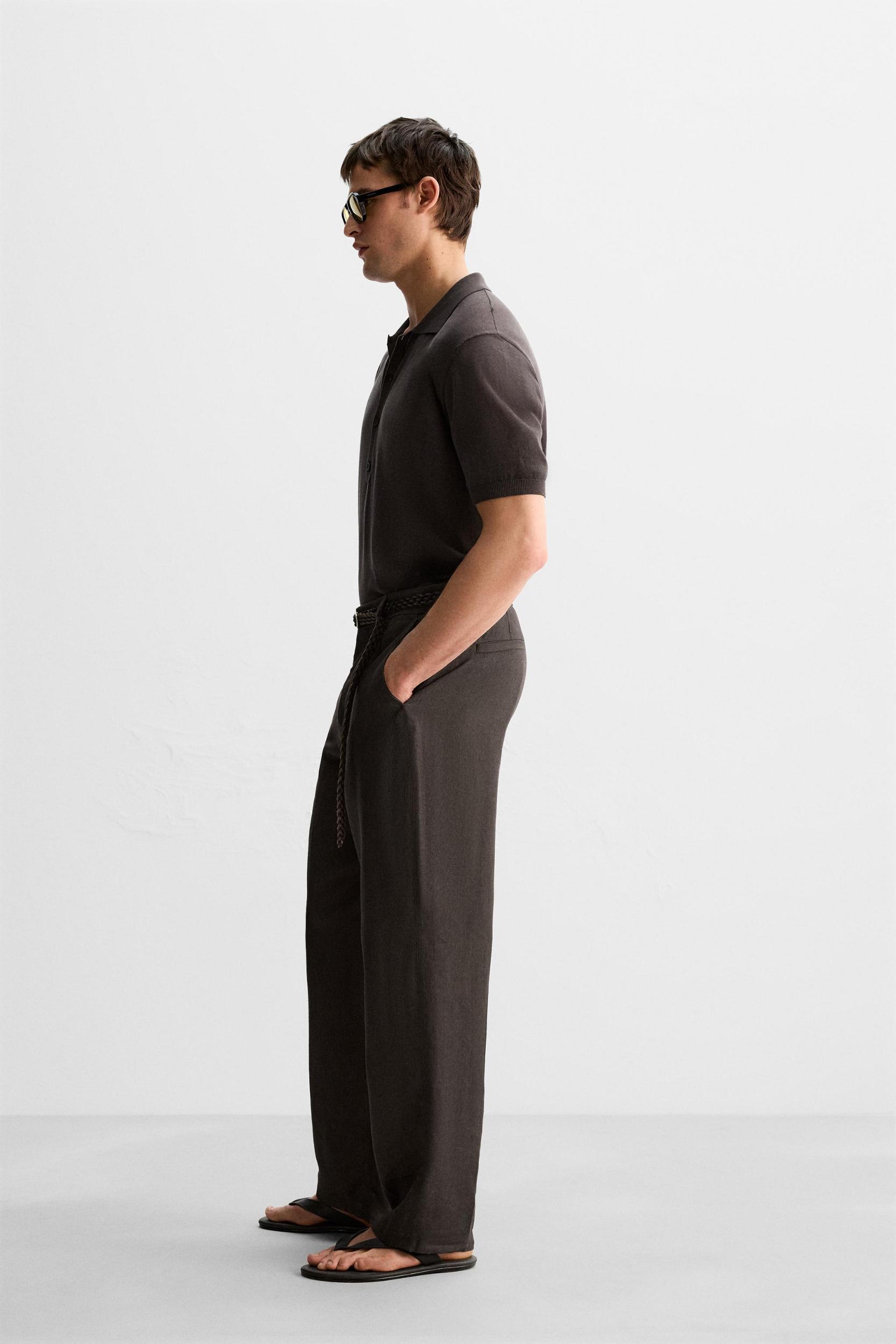 LIMITED EDITION VISCOSE LINEN SUIT PANTS Product Image