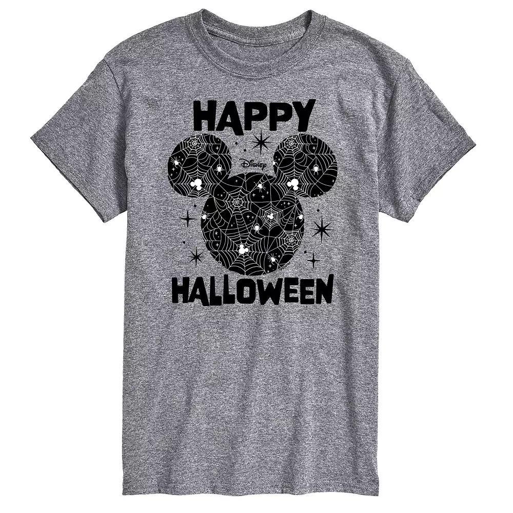Disney's Mickey Mouse & Friends Big & Tall Happy Halloween Silhoette Graphic Tee, Men's,  Product Image