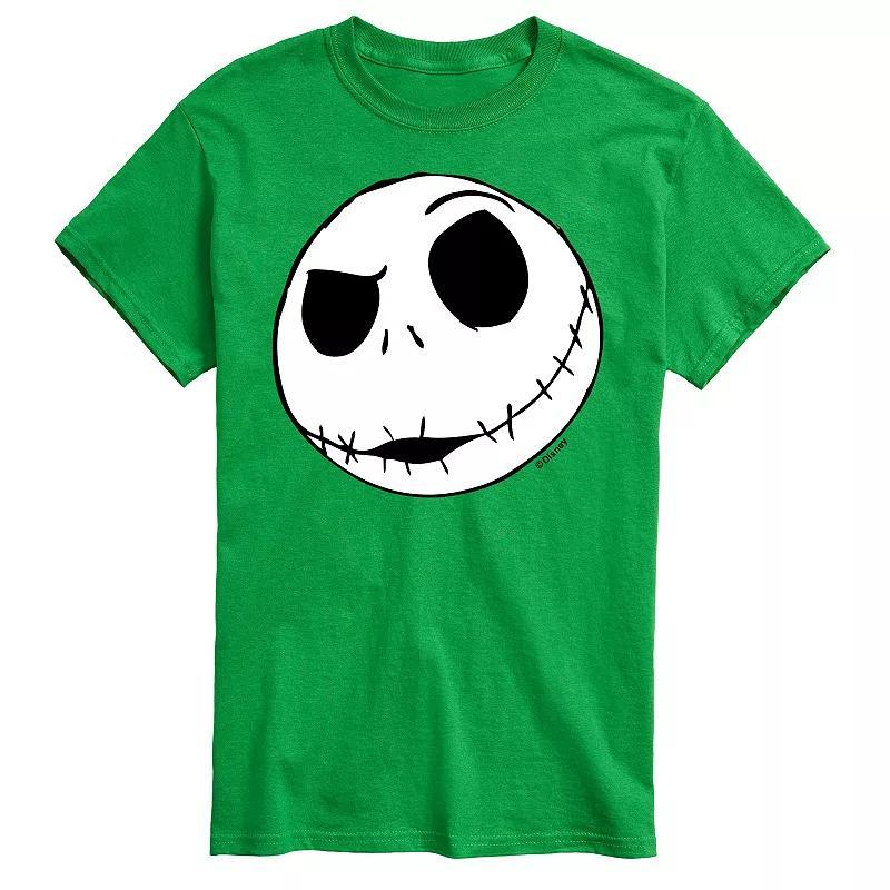 Disney's The Nightmare Before Christmas Jack Skellington Men's Face Graphic Tee,  Product Image