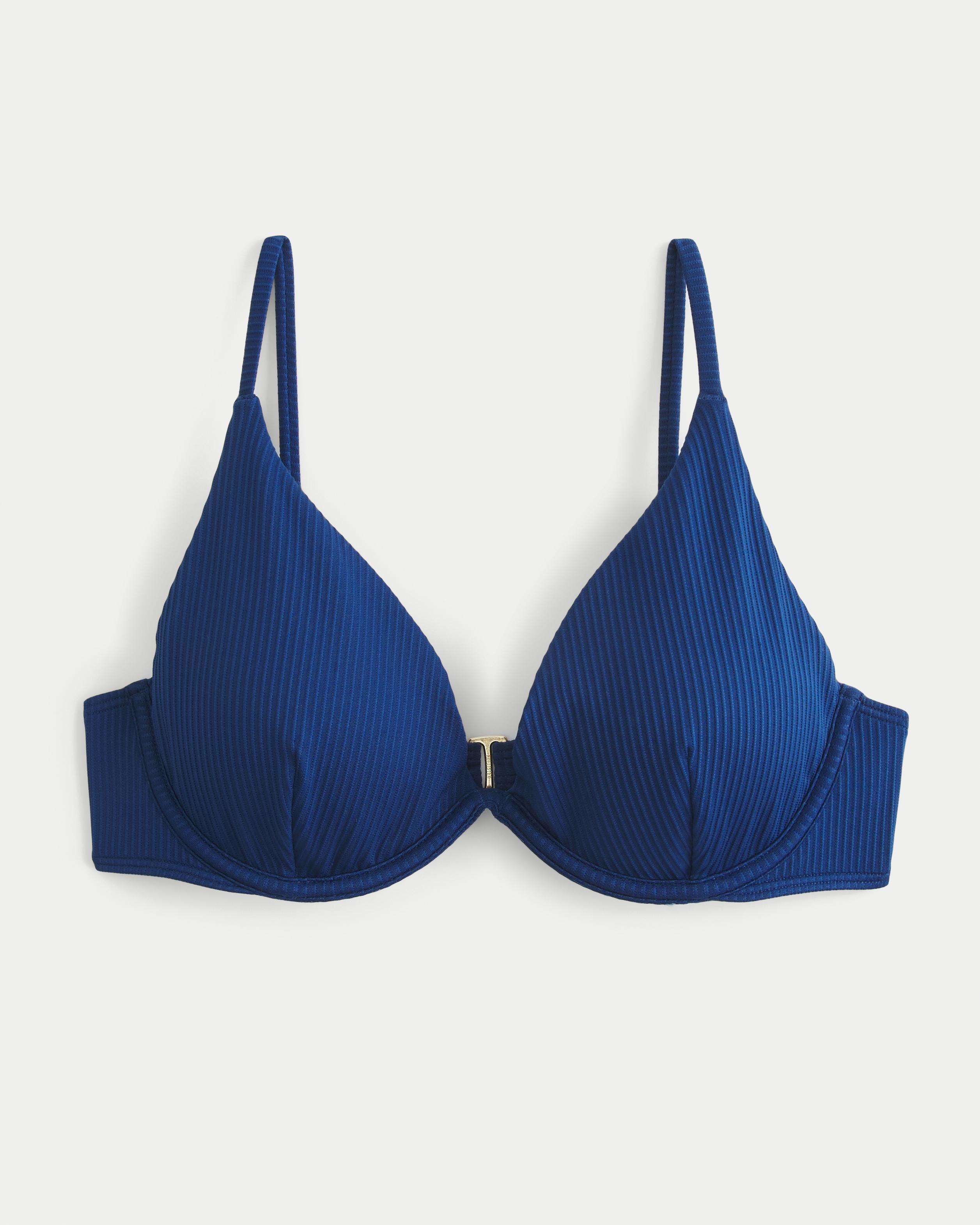 Ribbed Underwire Bikini Top Product Image