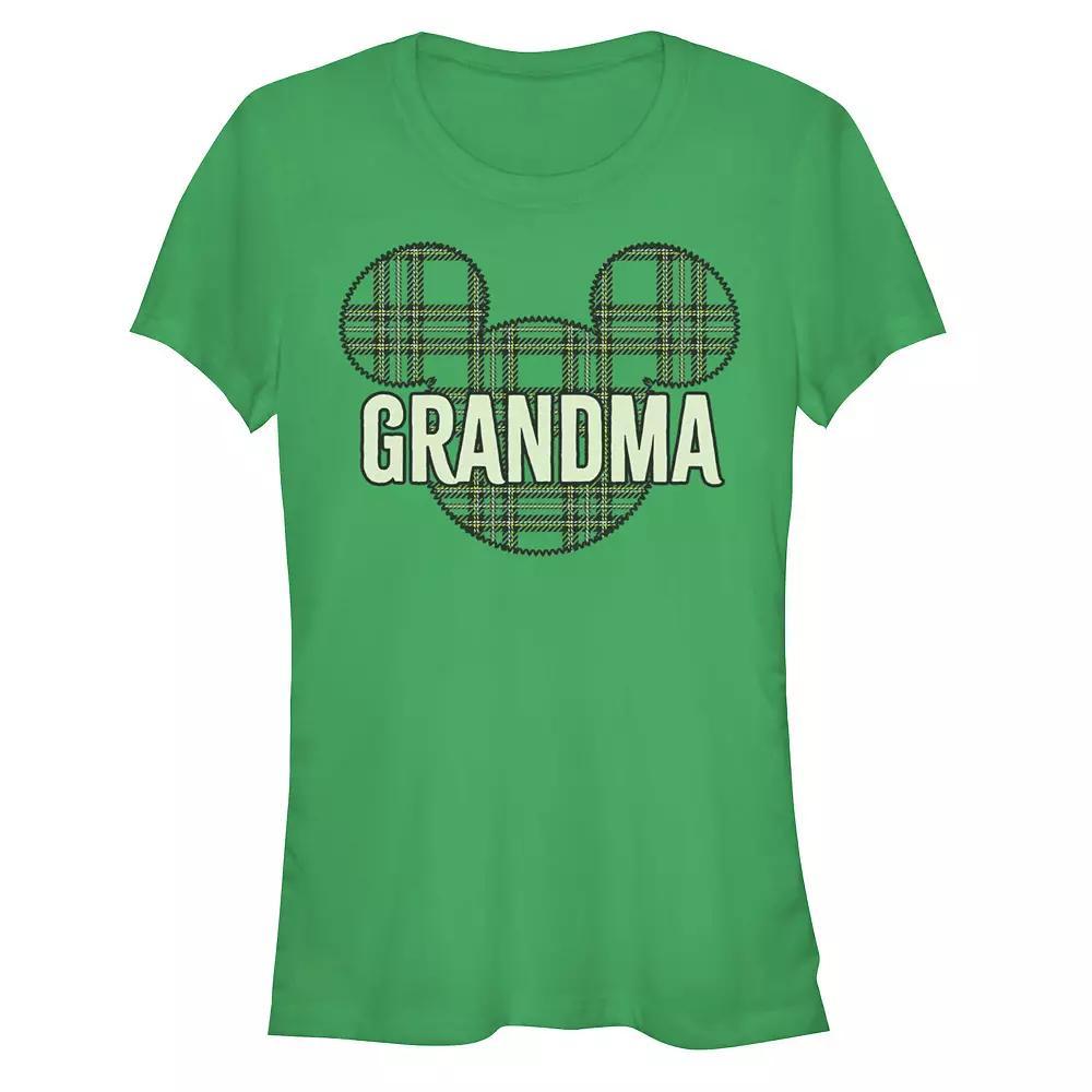 Disney's Mickey Mouse Women's Grandma Christmas Patch Graphic Tee,  Product Image