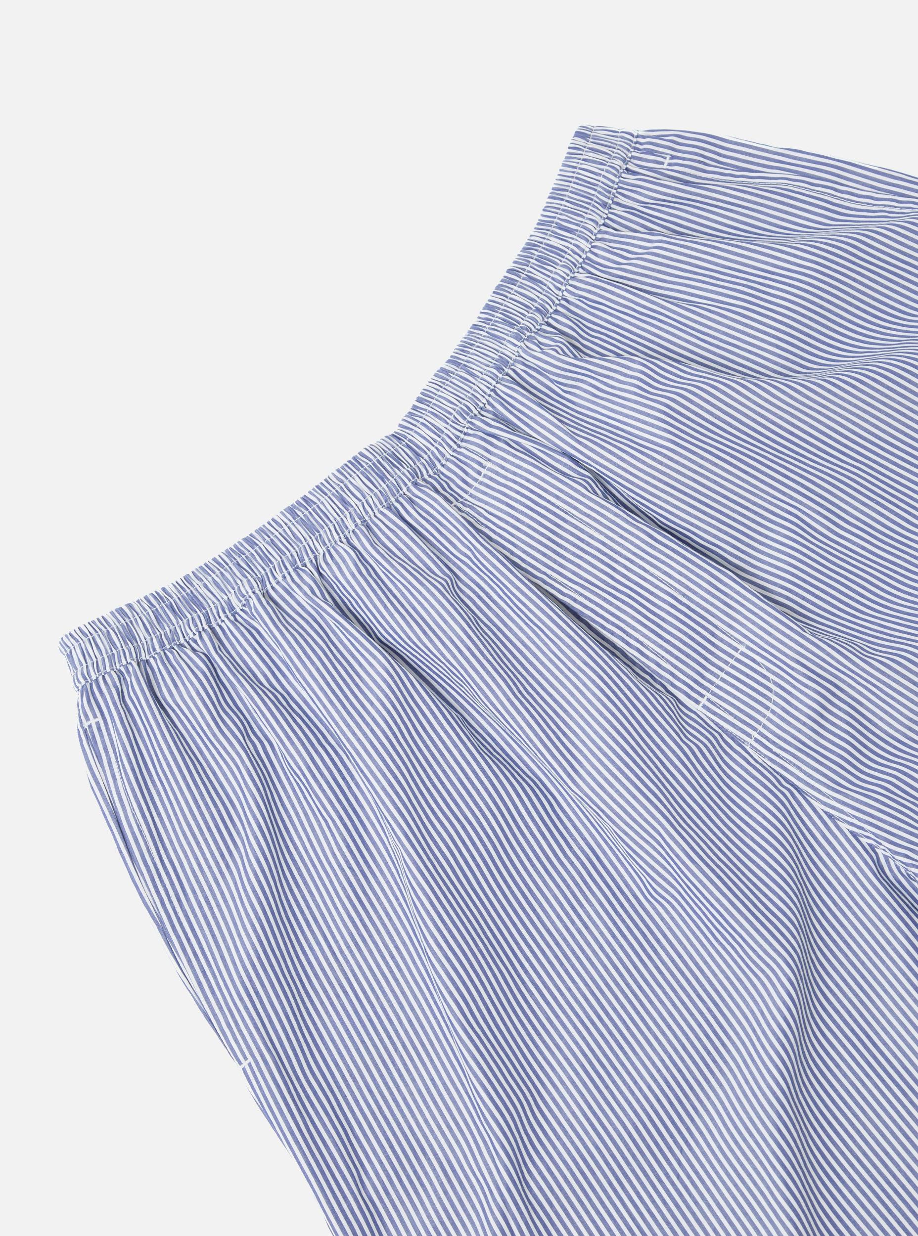 Navy Classic Stripe Short Pyjama Set Product Image