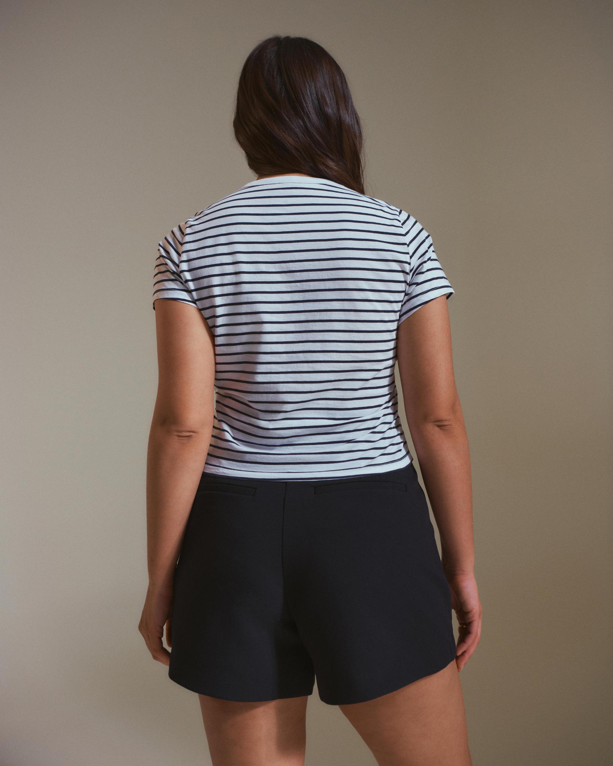 Essential Polished Body-Skimming Tee Product Image