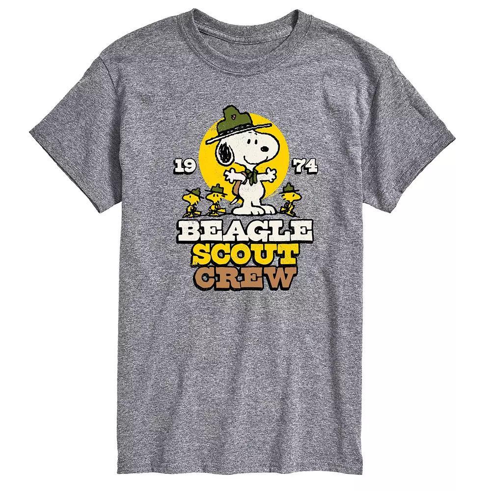 Men's Peanuts Beagle Scout Crew Graphic Tee, Size: XL, White Product Image