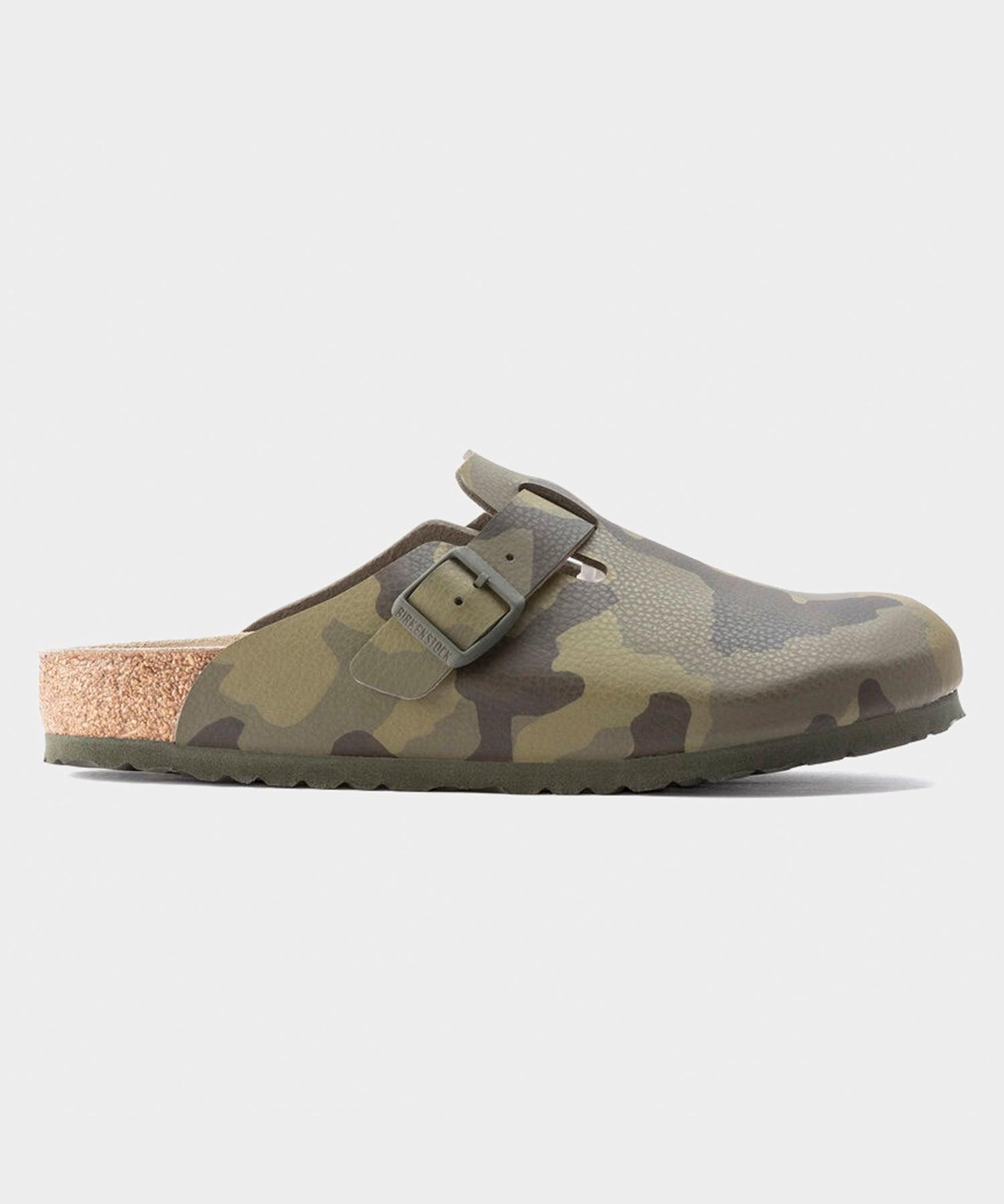 Birkenstock Boston Olive Camo Print Product Image