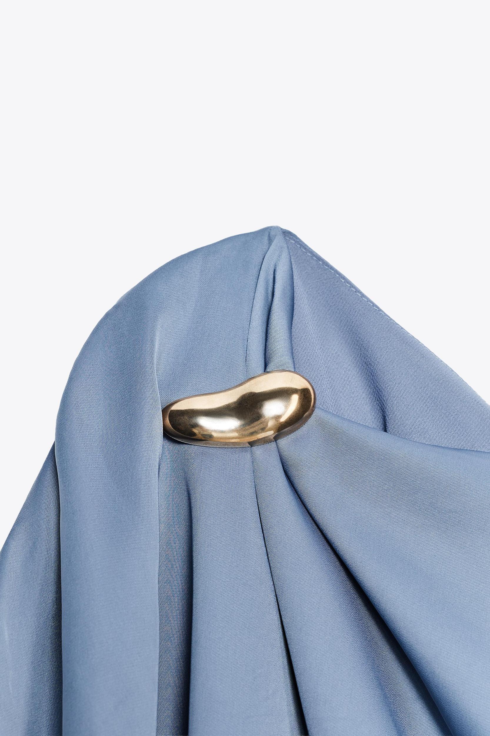 SATIN EFFECT TRIM TOP Product Image