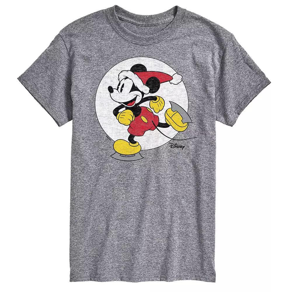 Disney's Big & Tall Mickey Skating Graphic Tee, Men's, Size: 3XB, Gray Product Image