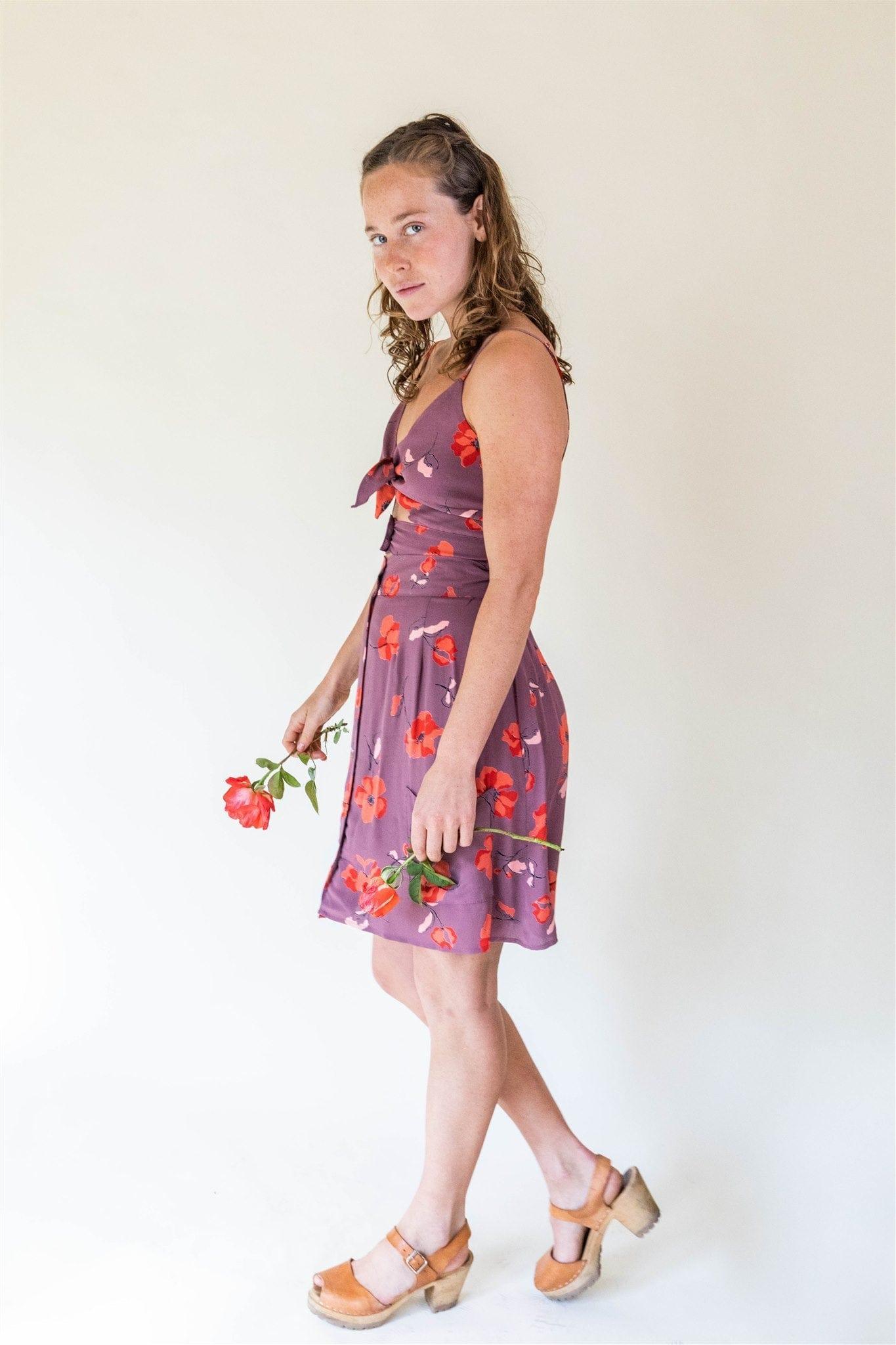 Dee Dee Top in Purple Poppy Product Image