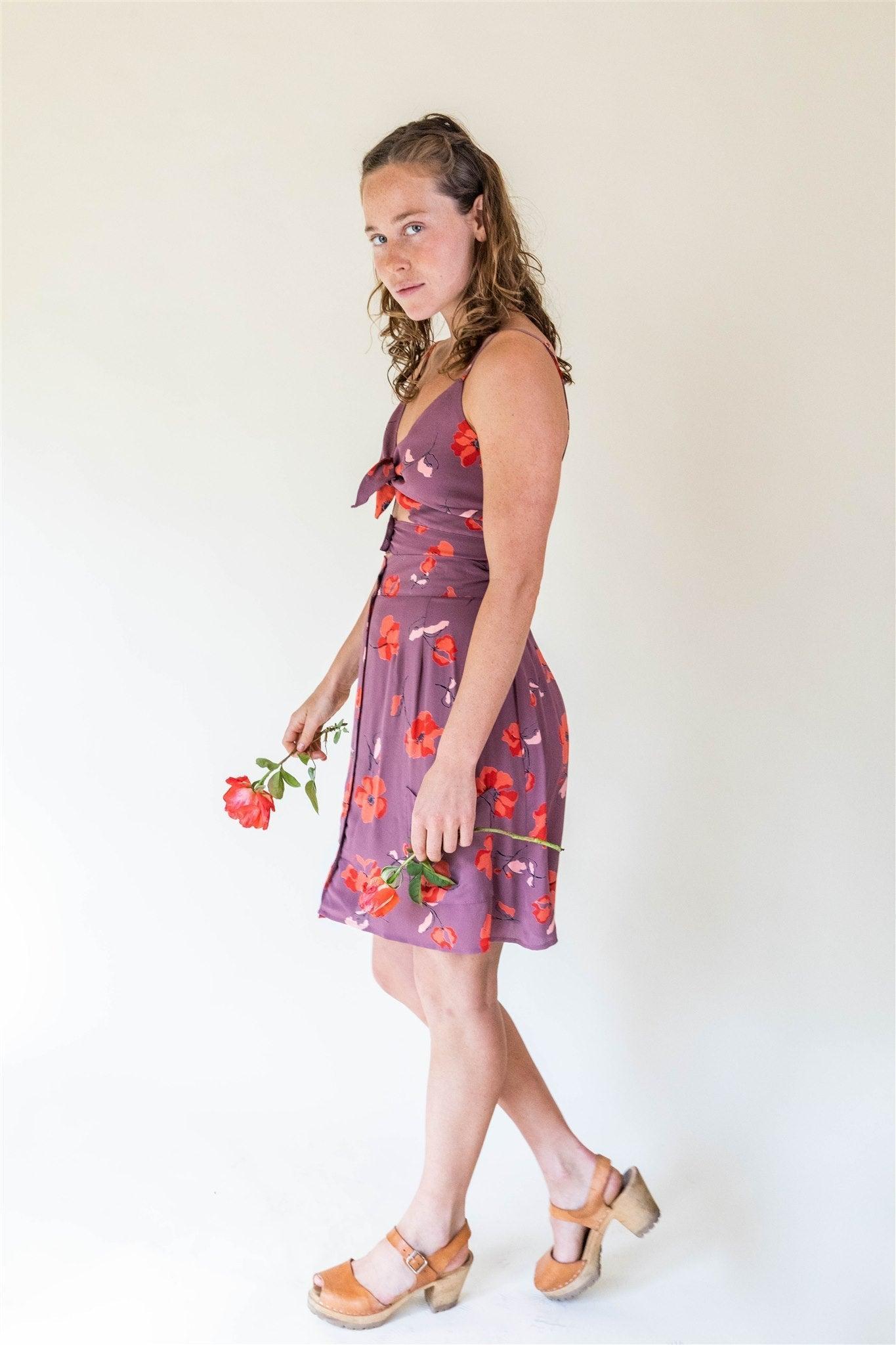 Dee Dee Top in Purple Poppy Product Image