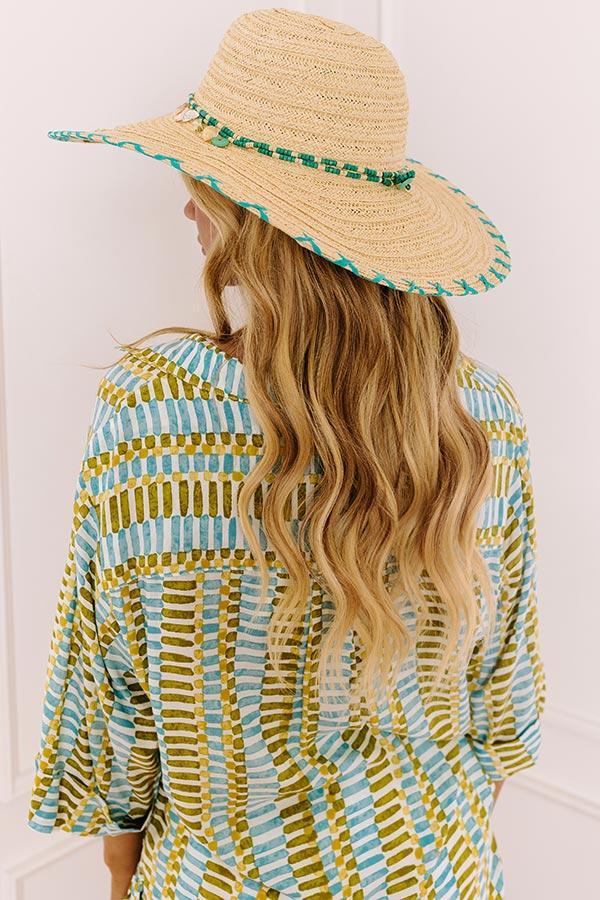 Beachside Bliss Raffia Woven Sunhat Product Image