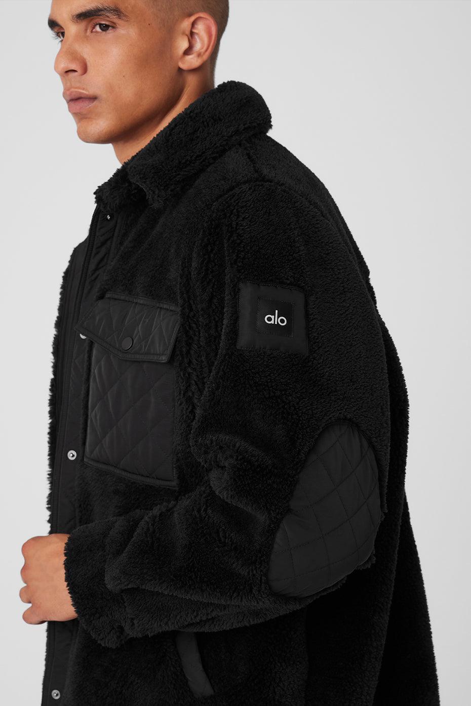 Sherpa Edge Shacket - Black Product Image