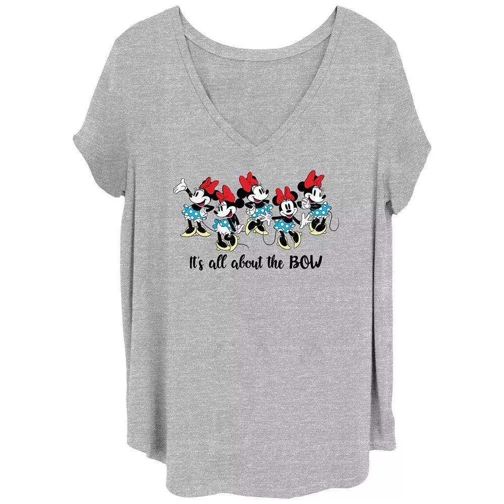 Disney's Minnie Up And Down Juniors' Plus Graphic Tee, Women's,  Product Image