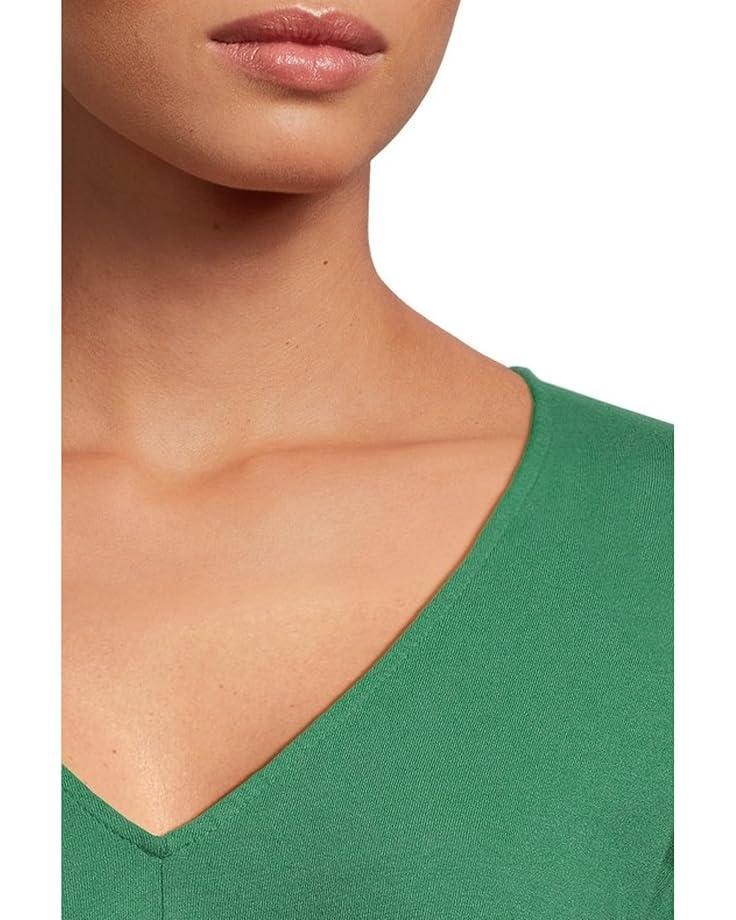 Center Front Tie Round Neckline Flutter Sleeve Top Product Image