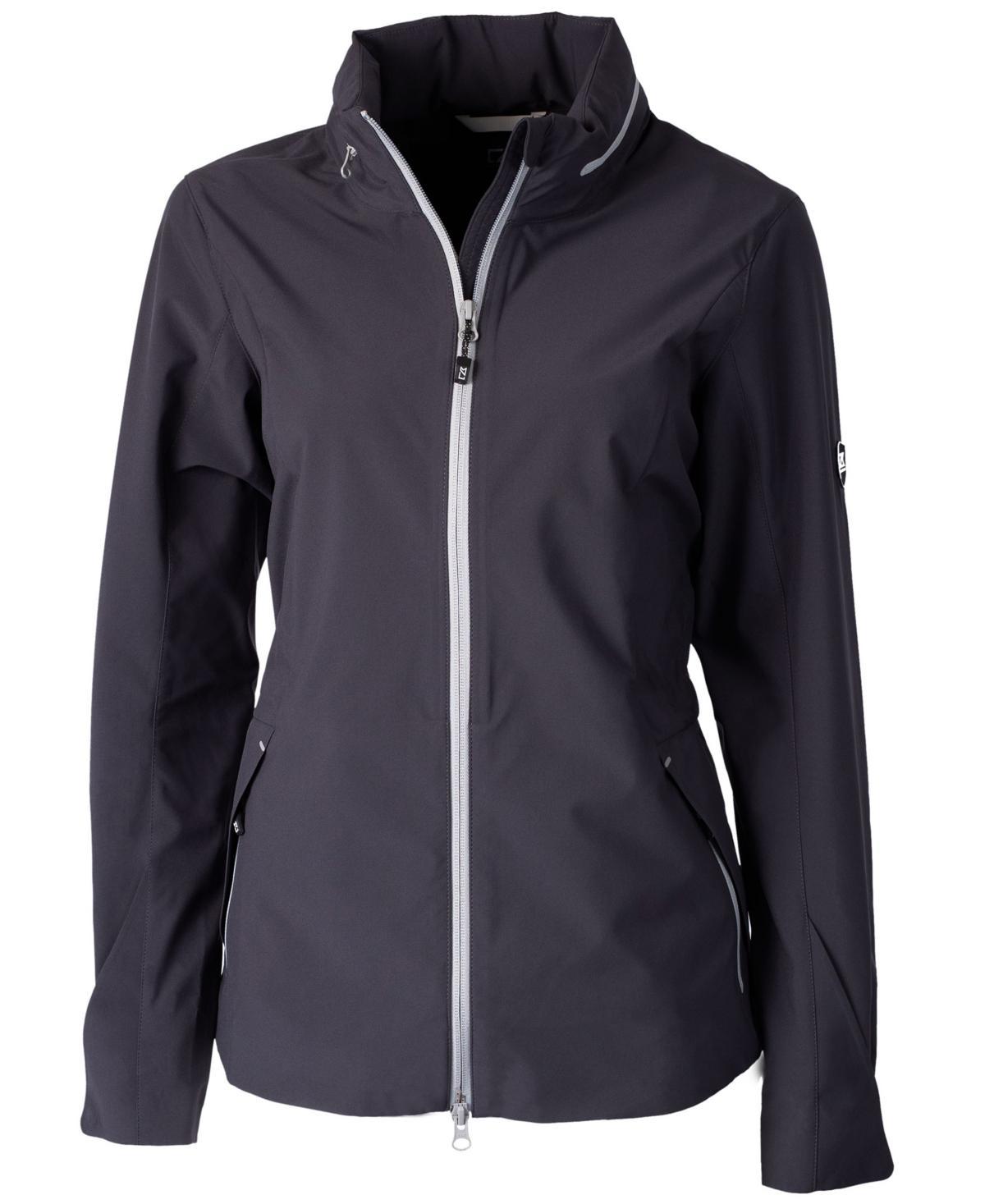 Cutter & Buck Womens Vapor Water Repellent Stretch Full Zip Rain Jacket Product Image