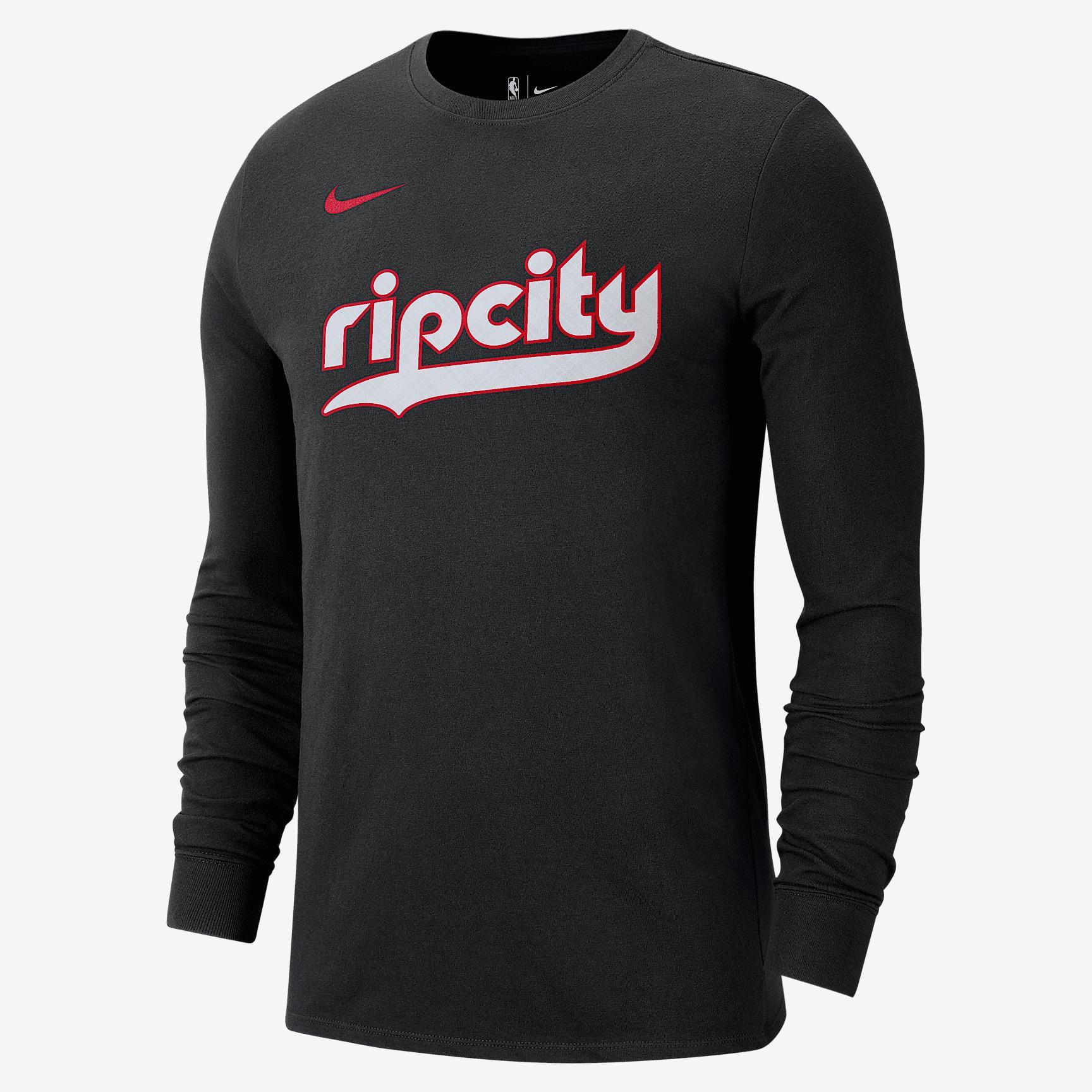 Portland Trail Blazers Essential City Edition Men's Nike NBA Long-Sleeve T-Shirt Product Image
