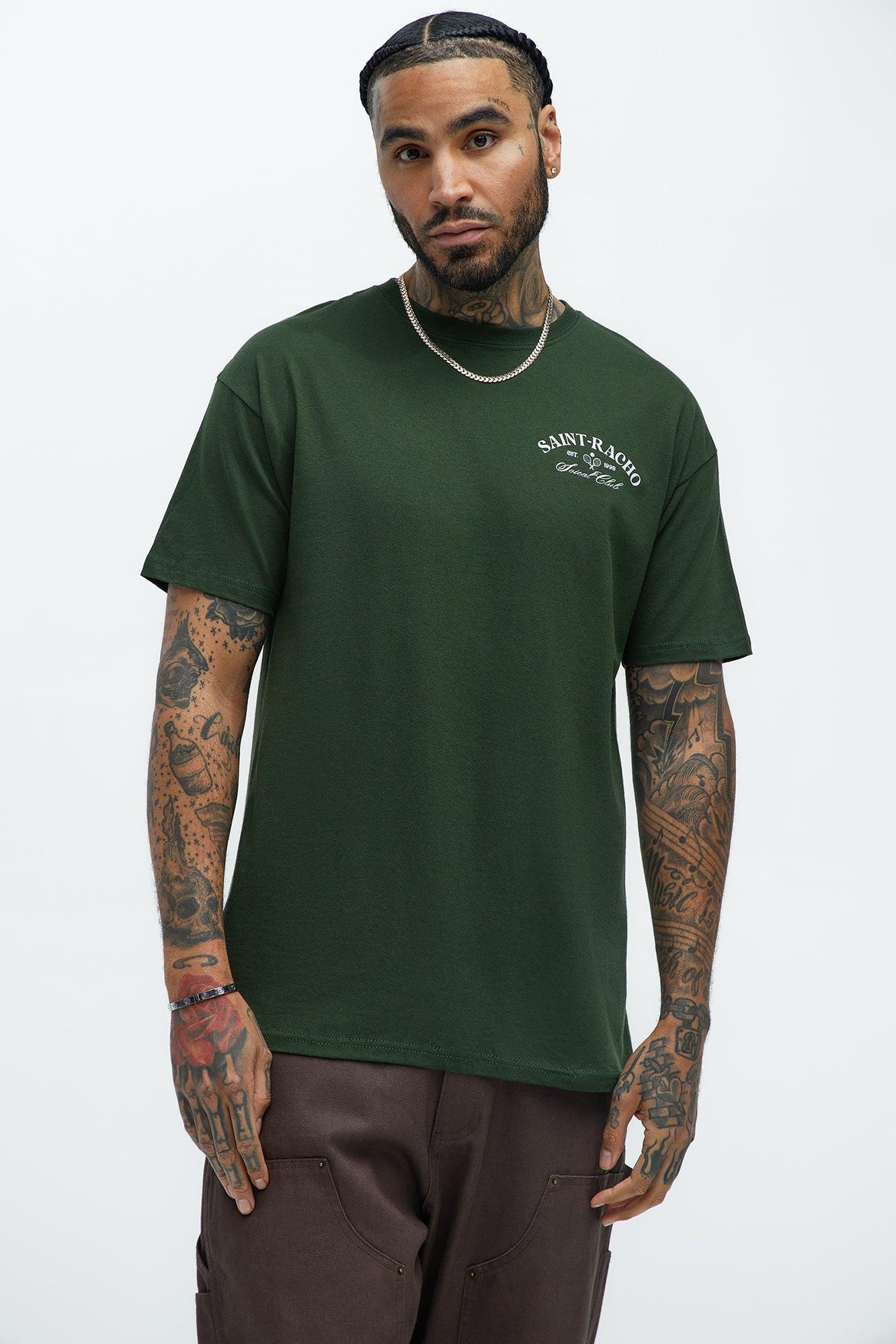 Saint Racho Social Club Short Sleeve Tee - Green Product Image