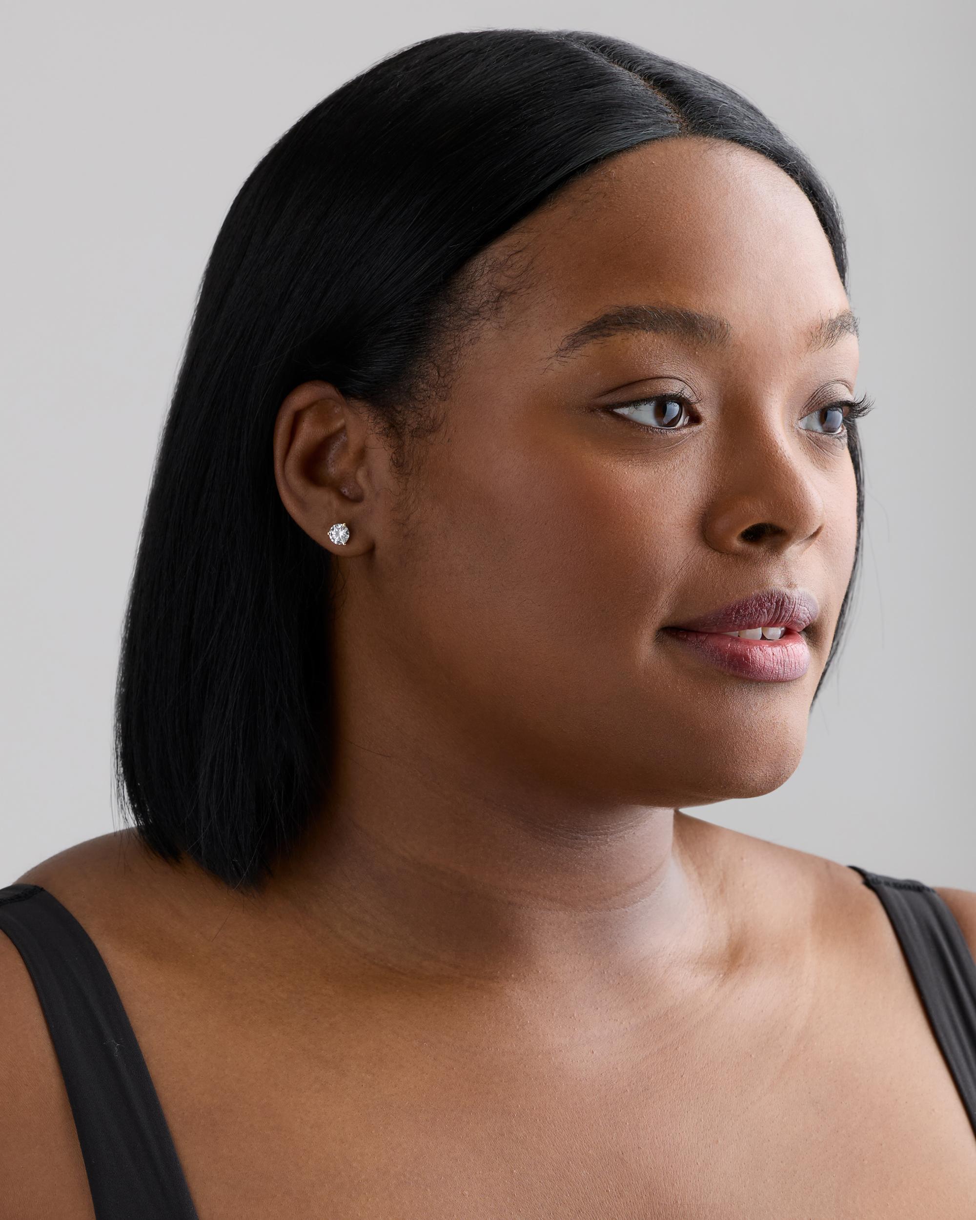 Quince | Women's 14K Gold Lab Grown Diamond Martini Studs Product Image