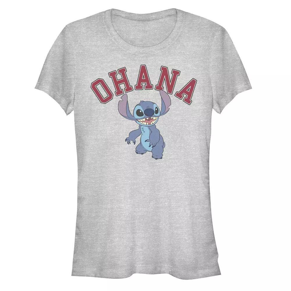 Disney's Lilo & Stitch Women's Ohana Varsity Stitch Tee, Girl's,  Product Image