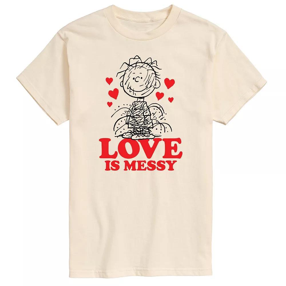 Men's Peanuts Pigpen Love Is Messy Tee,  Product Image