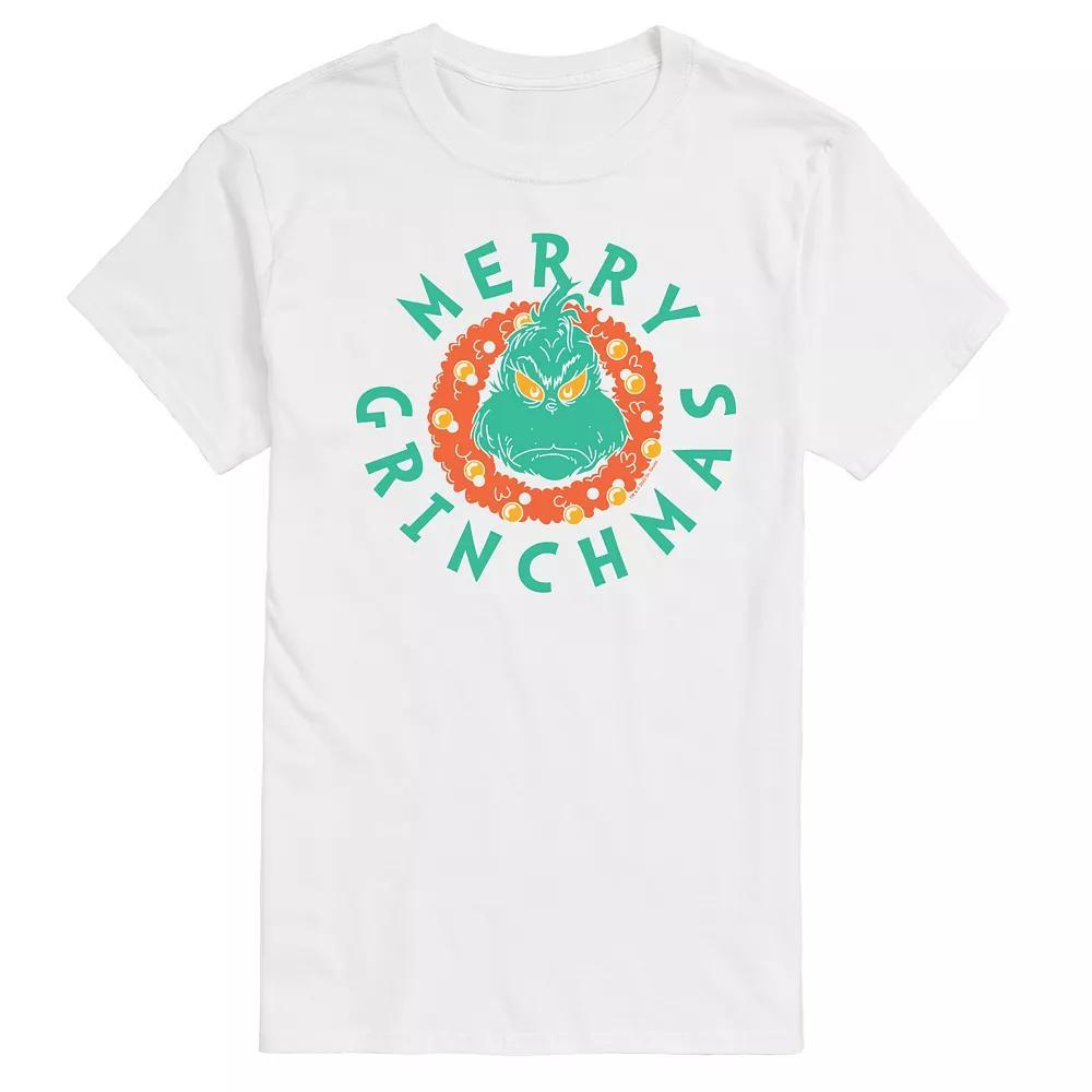 Men's Dr. Seuss The Grinch Merry Grinchmas Graphic Tee,  Product Image