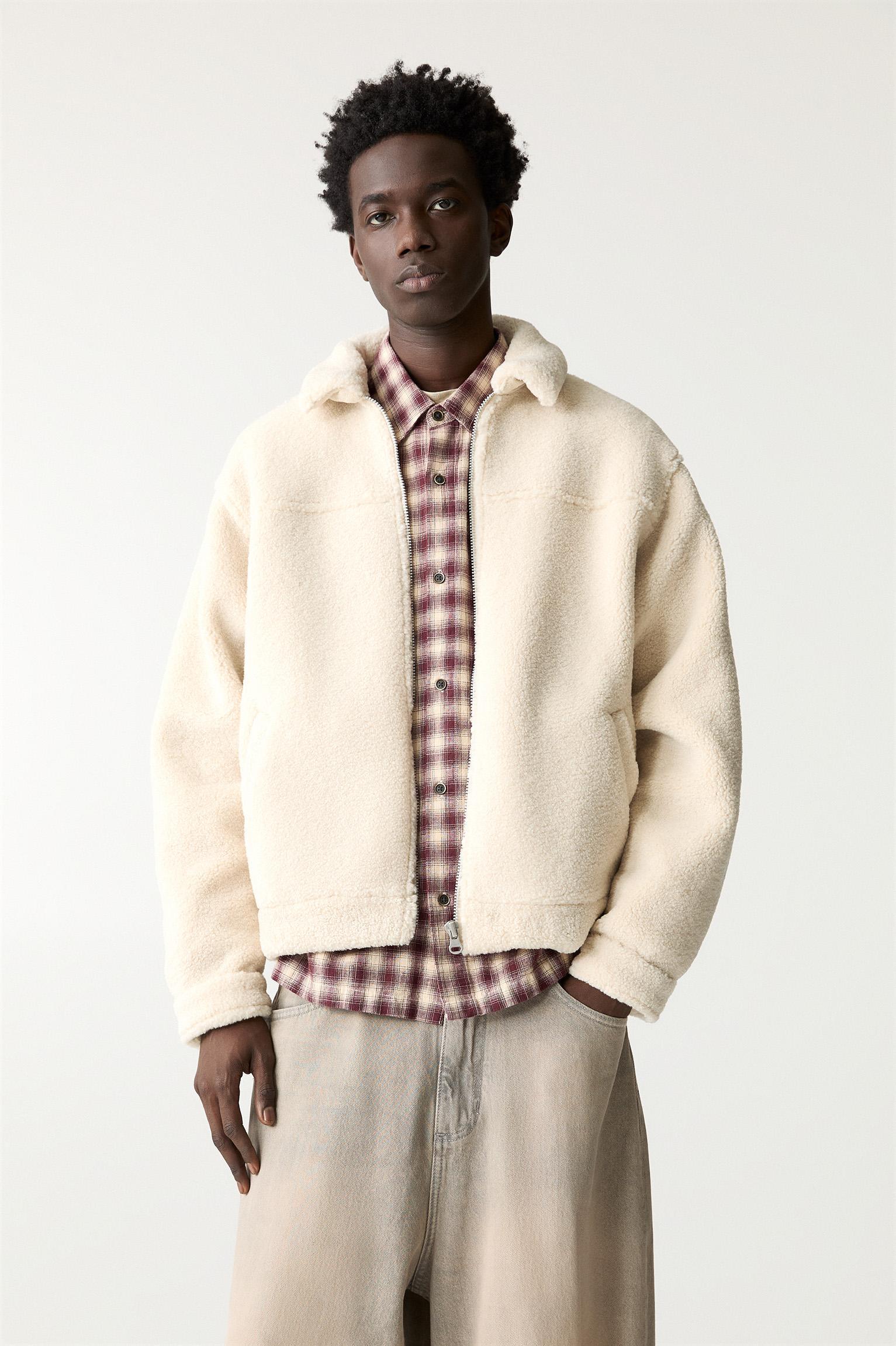 Faux shearling jacket Product Image