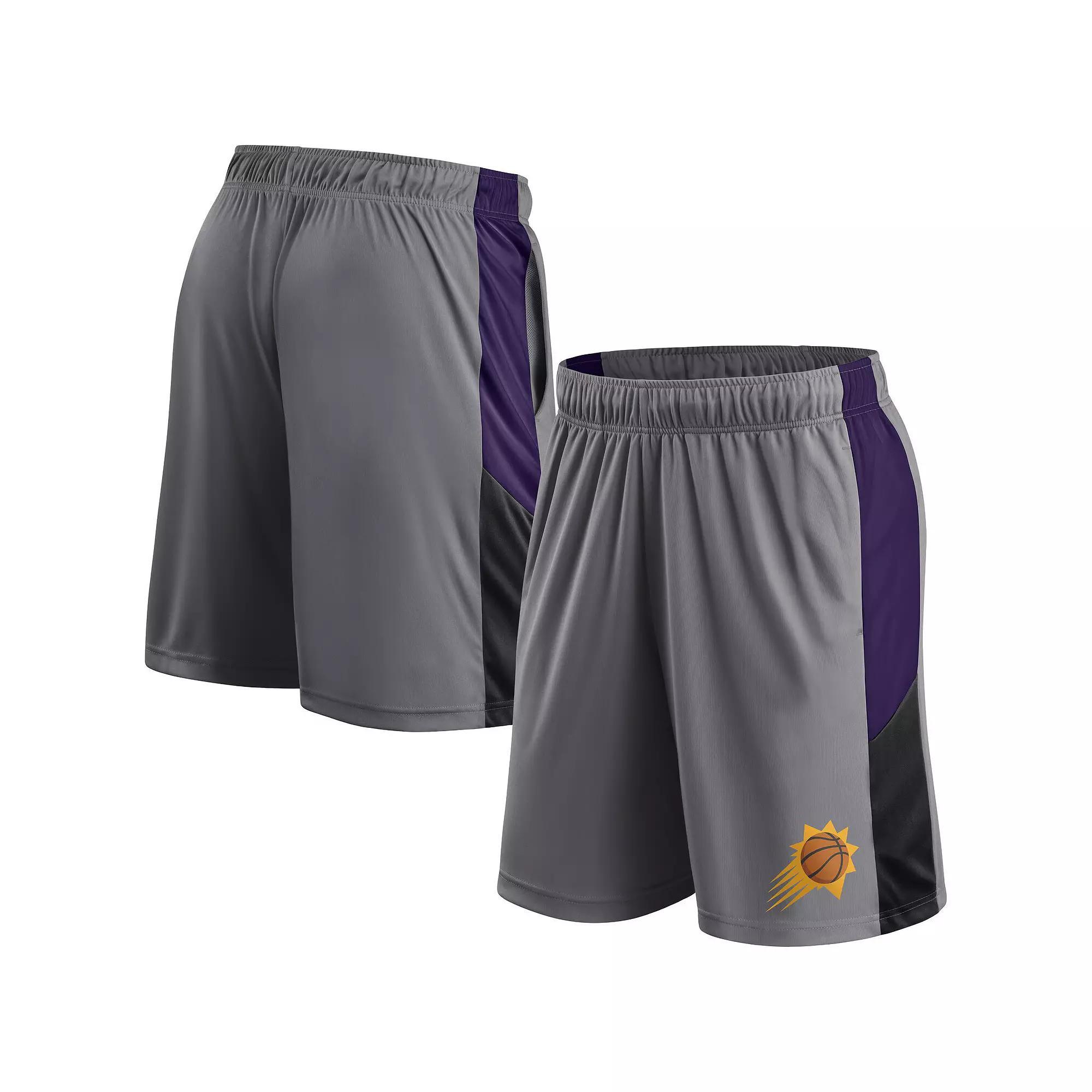 Men's Fanatics Gray Phoenix Suns Practice Performance Shorts,  Product Image