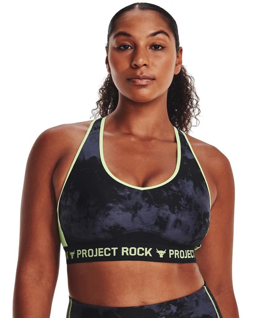 Women's Project Rock Crossback Printed Sports Bra Product Image