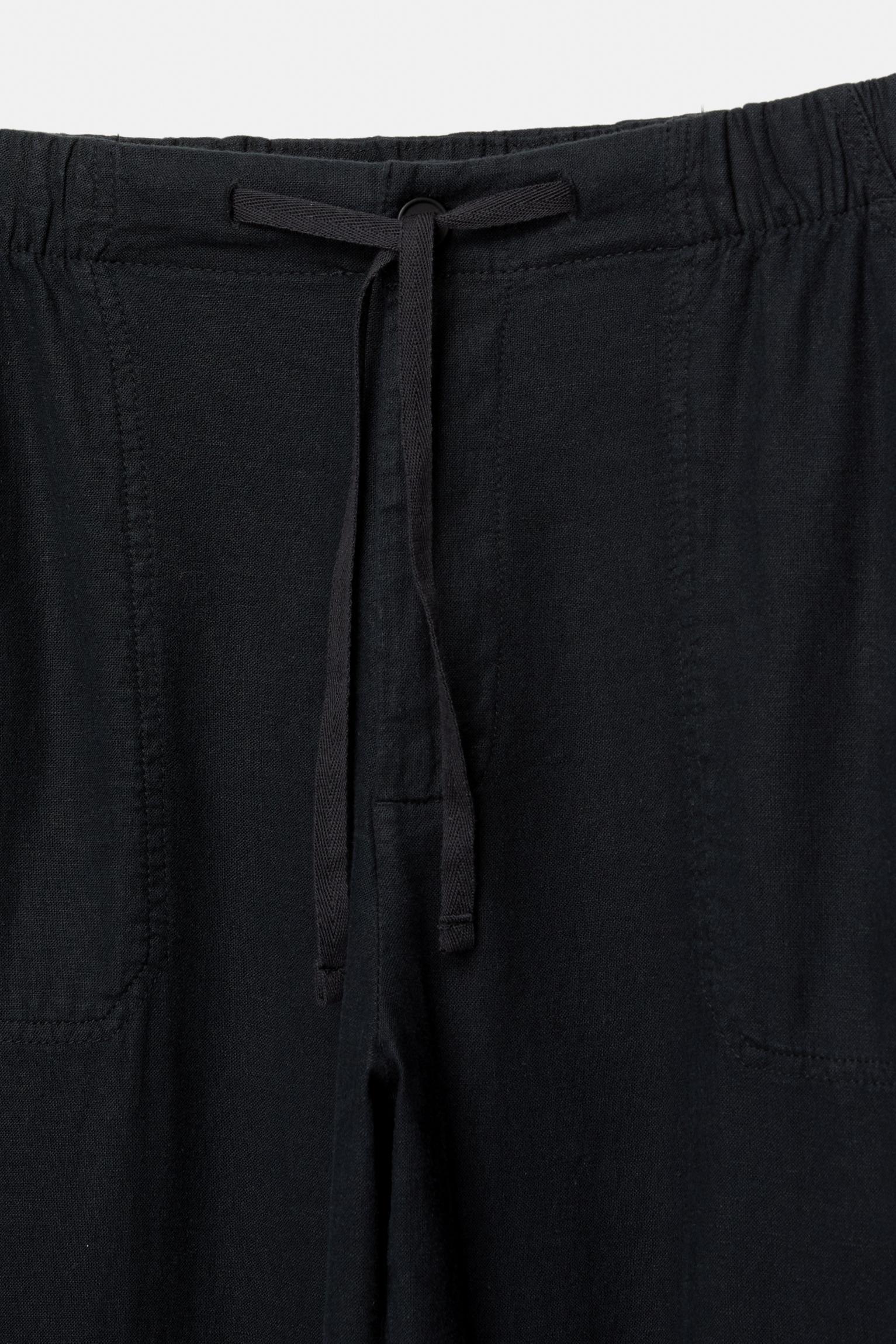 Linen blend sweatpants Product Image