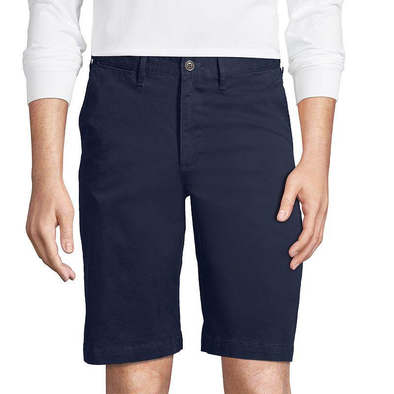 Big & Tall Lands' End 11-Inch Comfort-Waist Knockabout Chino Shorts, Men's, Size: 52 LONG, Radiant Blue Product Image