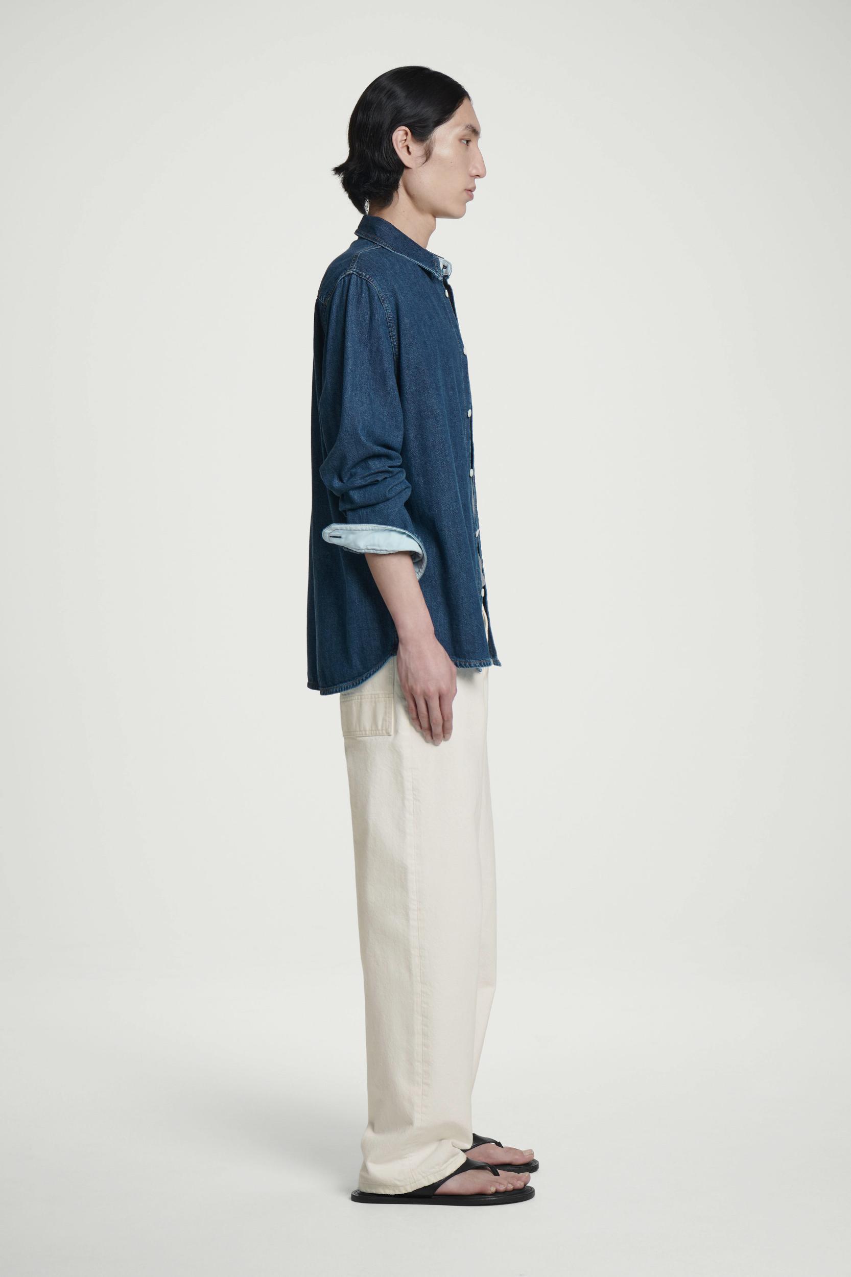 RELAXED DENIM OVERSHIRT Product Image