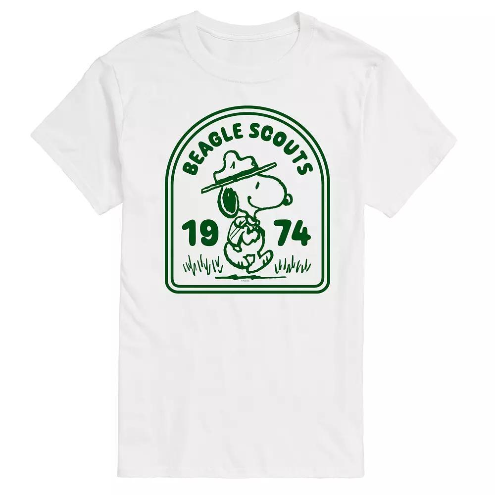 Men's Peanuts Beagle Scouts Badge Graphic Tee,  Product Image