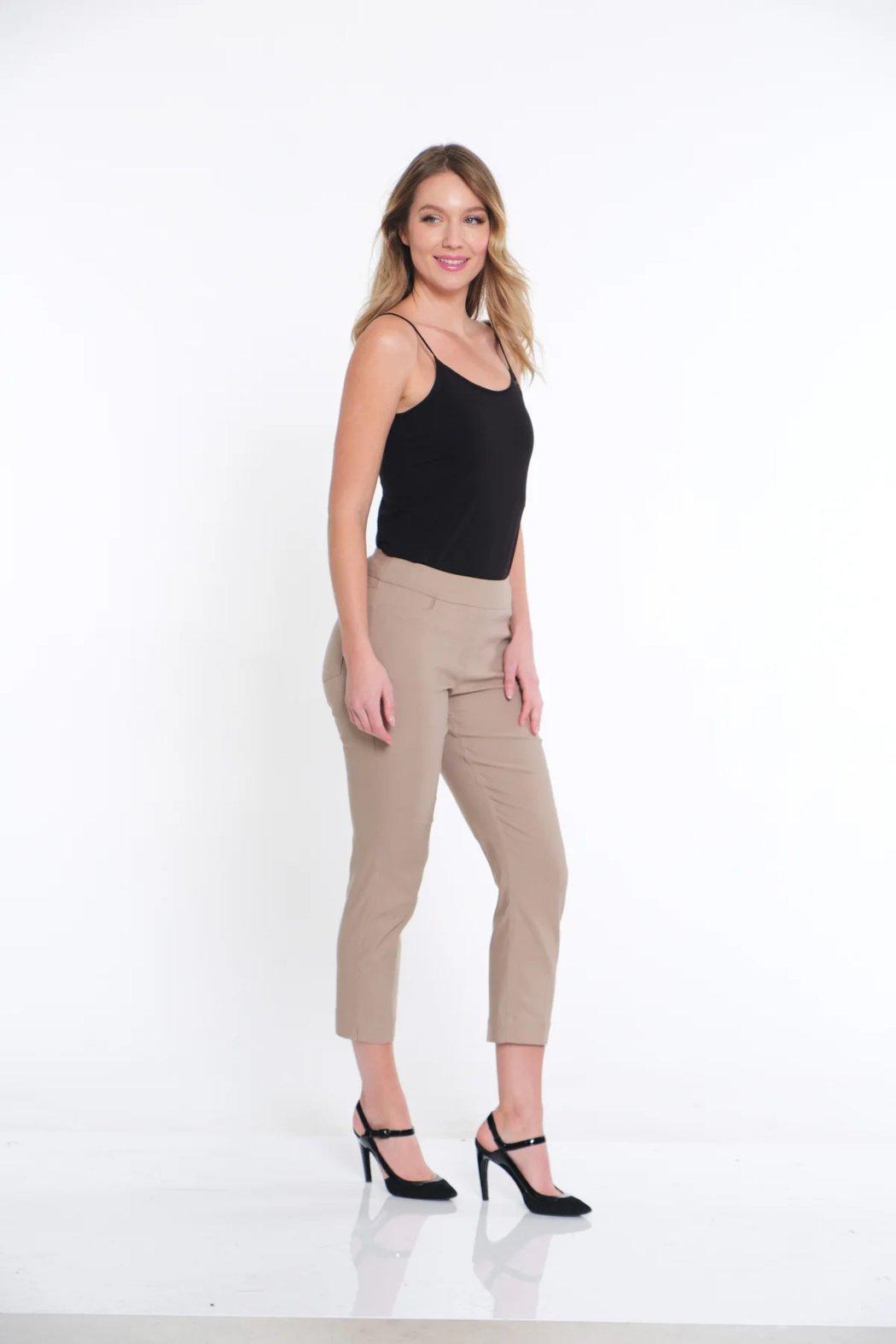 Pull-On Crop Pant With Real Front & Back Pockets Product Image