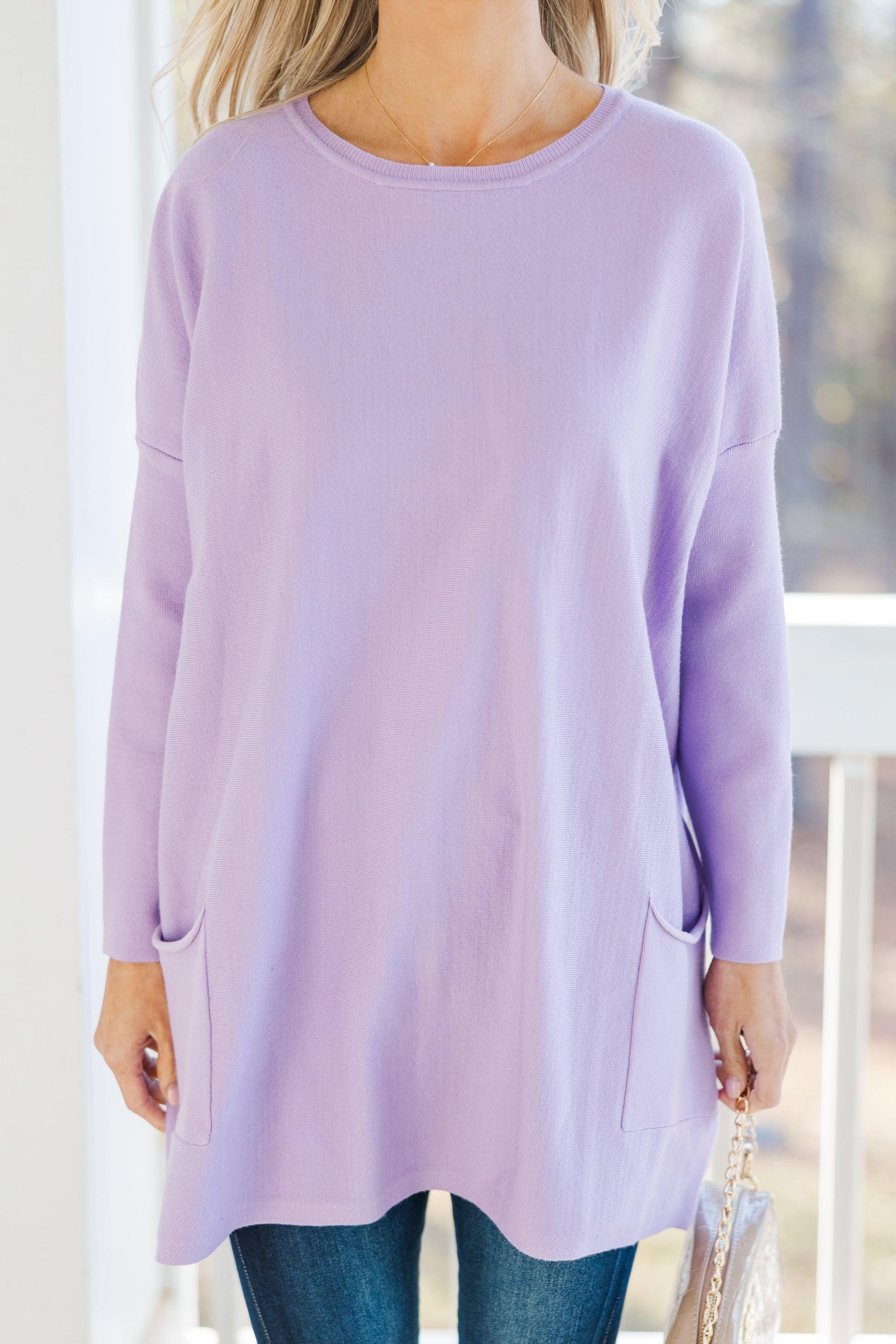 Loving My Life Lavender Purple Pocket Tunic Female Product Image