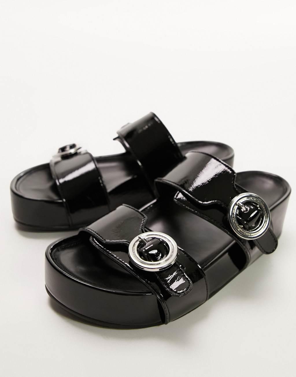 Topshop Pepper footbed sandals Product Image