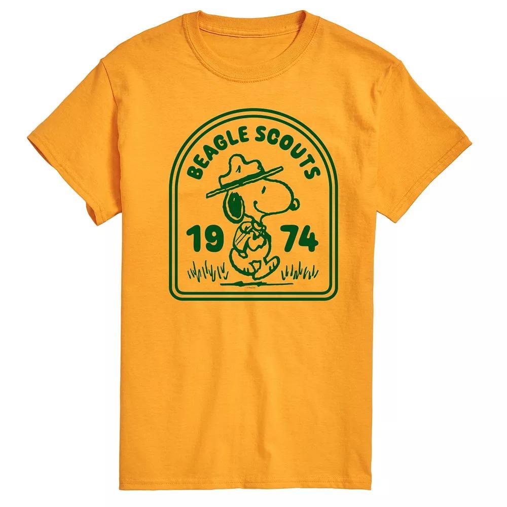 Men's Peanuts Beagle Scouts Badge Graphic Tee,  Product Image