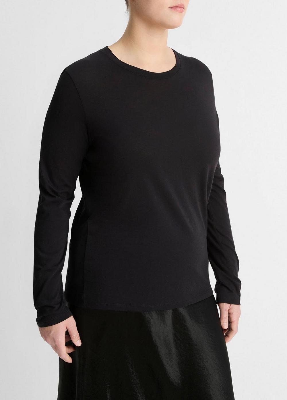 Essential Long Sleeve Crew Neck T-Shirt Product Image