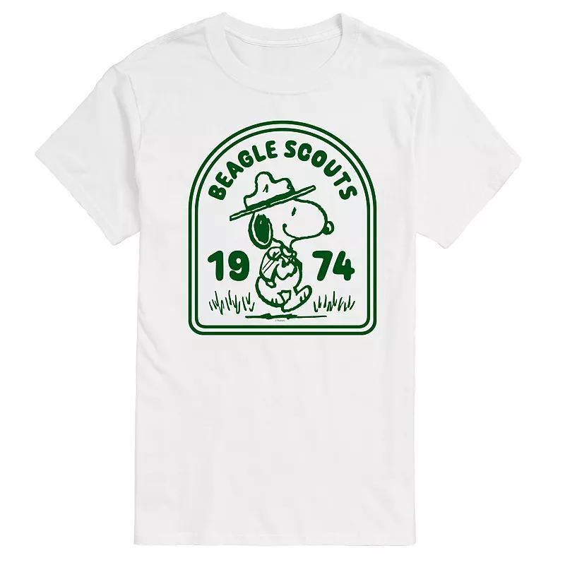 Men's Peanuts Beagle Scouts Badge Graphic Tee,  Product Image
