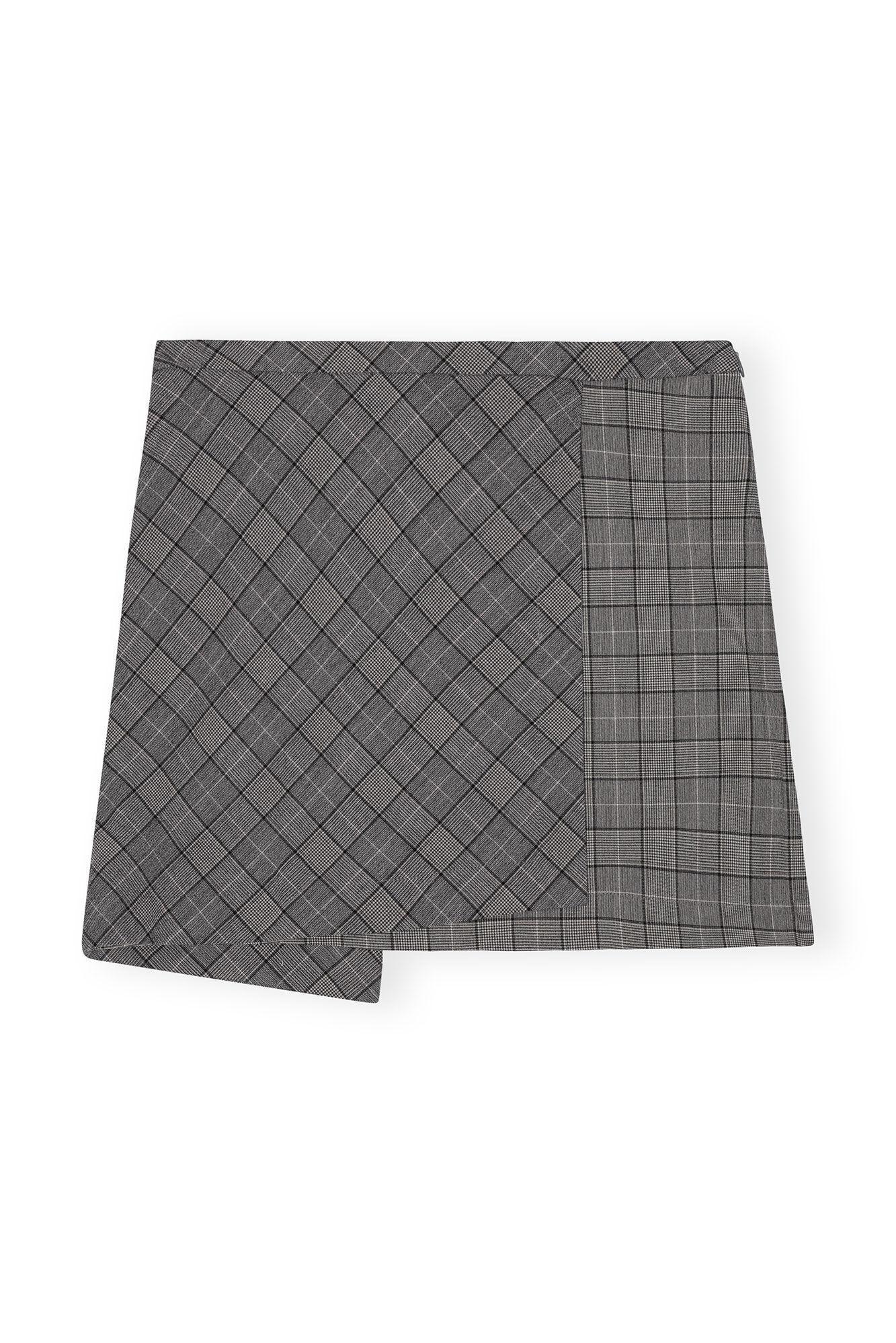 Checkered Mini Skirt Product Image