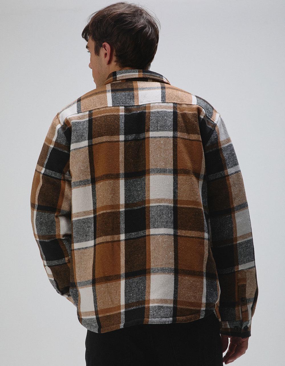 RSQ Mens Plaid Sherpa Jacket Product Image