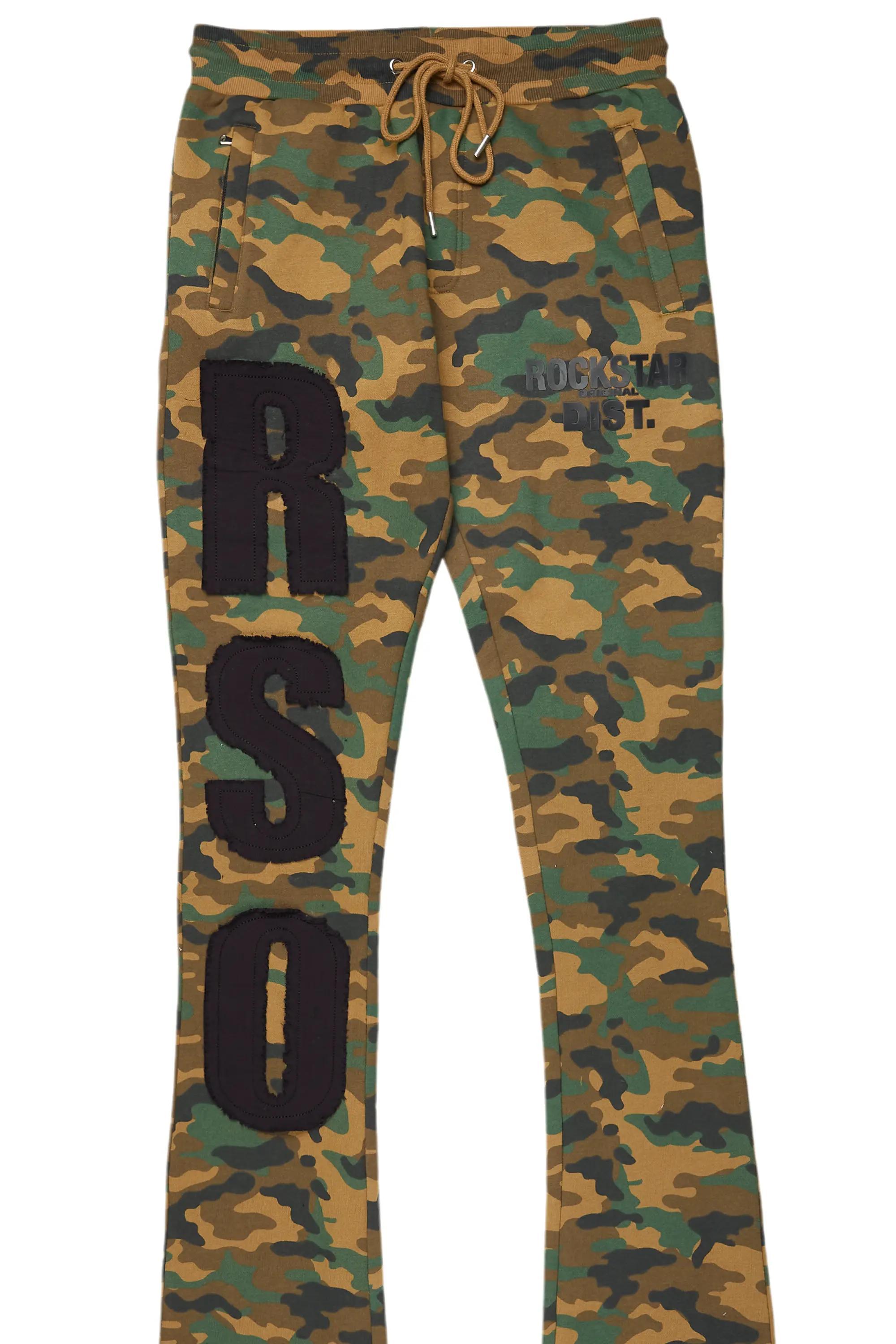 Bansi Faded Camo Super Stacked Trackpant Male Product Image