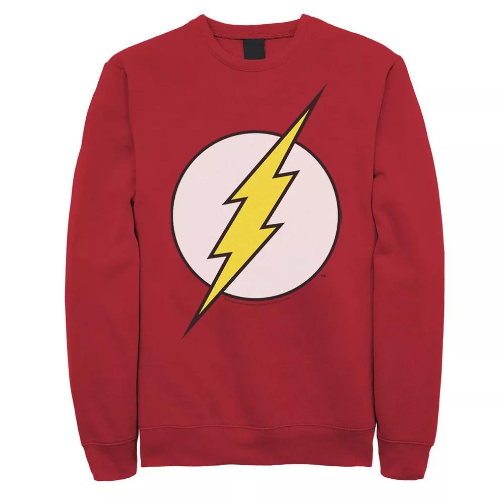 Men's DC Comics The Flash Large Classic Chest Logo Sweatshirt, Red Product Image